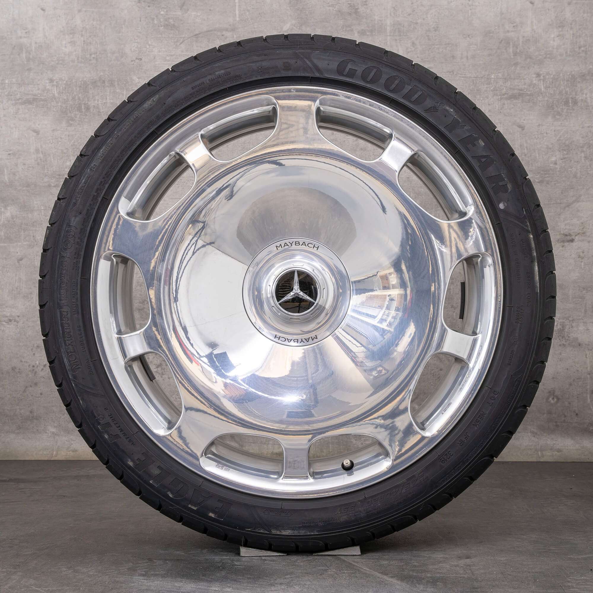 Original Maybach S-Klasse Felgen 20 Zoll W222 S 600 Sommerräder A2224015400 A2224015500 chrom glanz