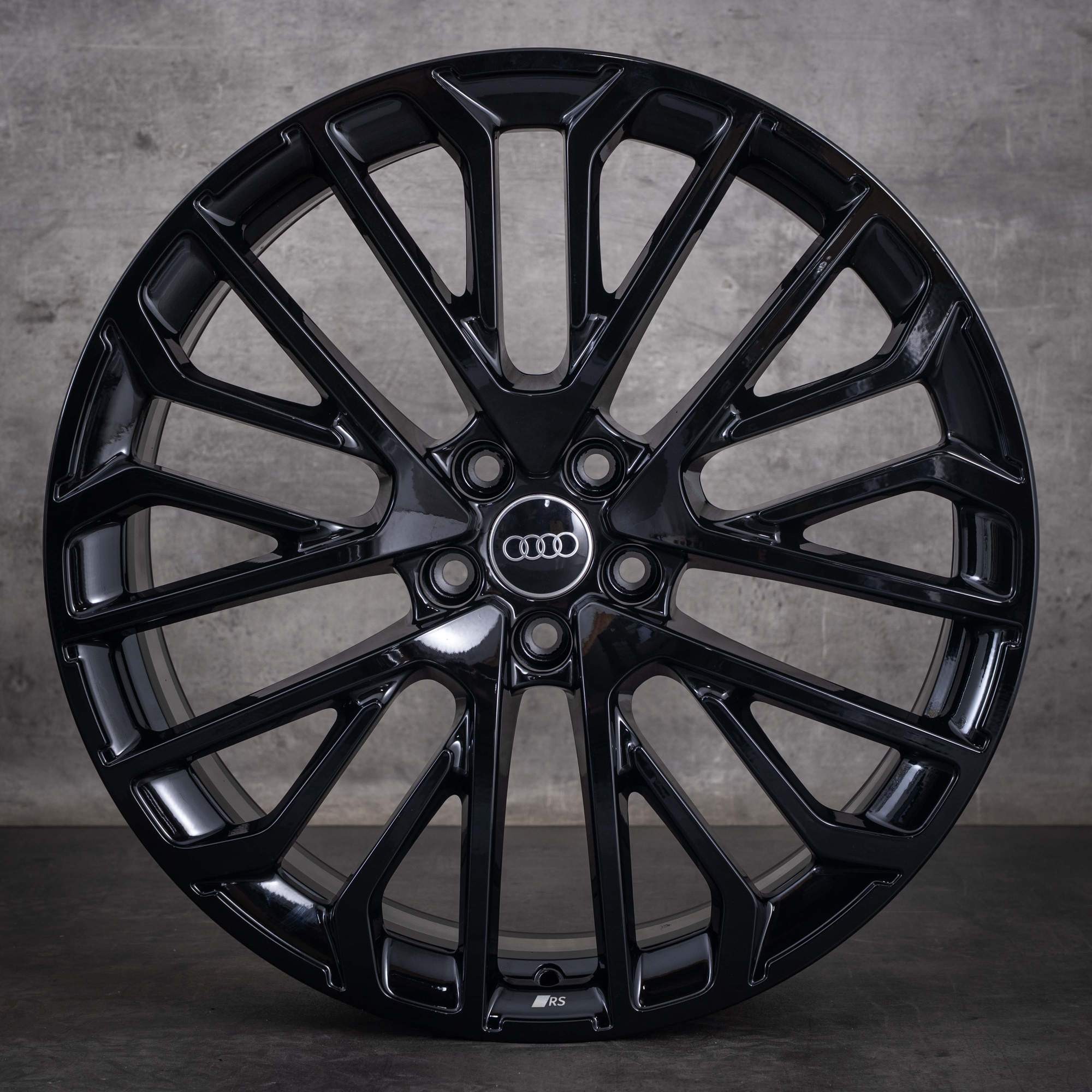 Audi Q5 SQ5 21inch FY GU Sportback 8MA601025L rims Gloss Black - rim 4 of 4