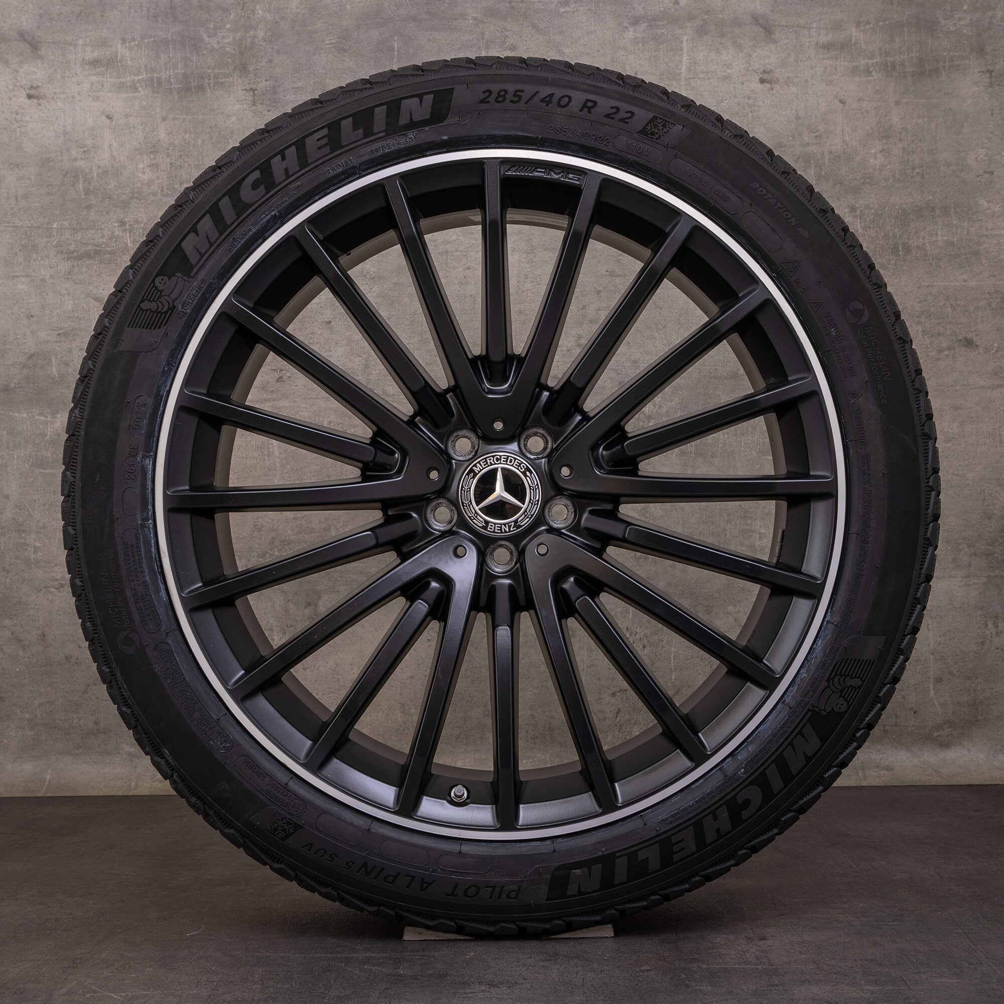 OEM Mercedes Benz GLS 63 AMG snow tire packages 22 inch X166 rims