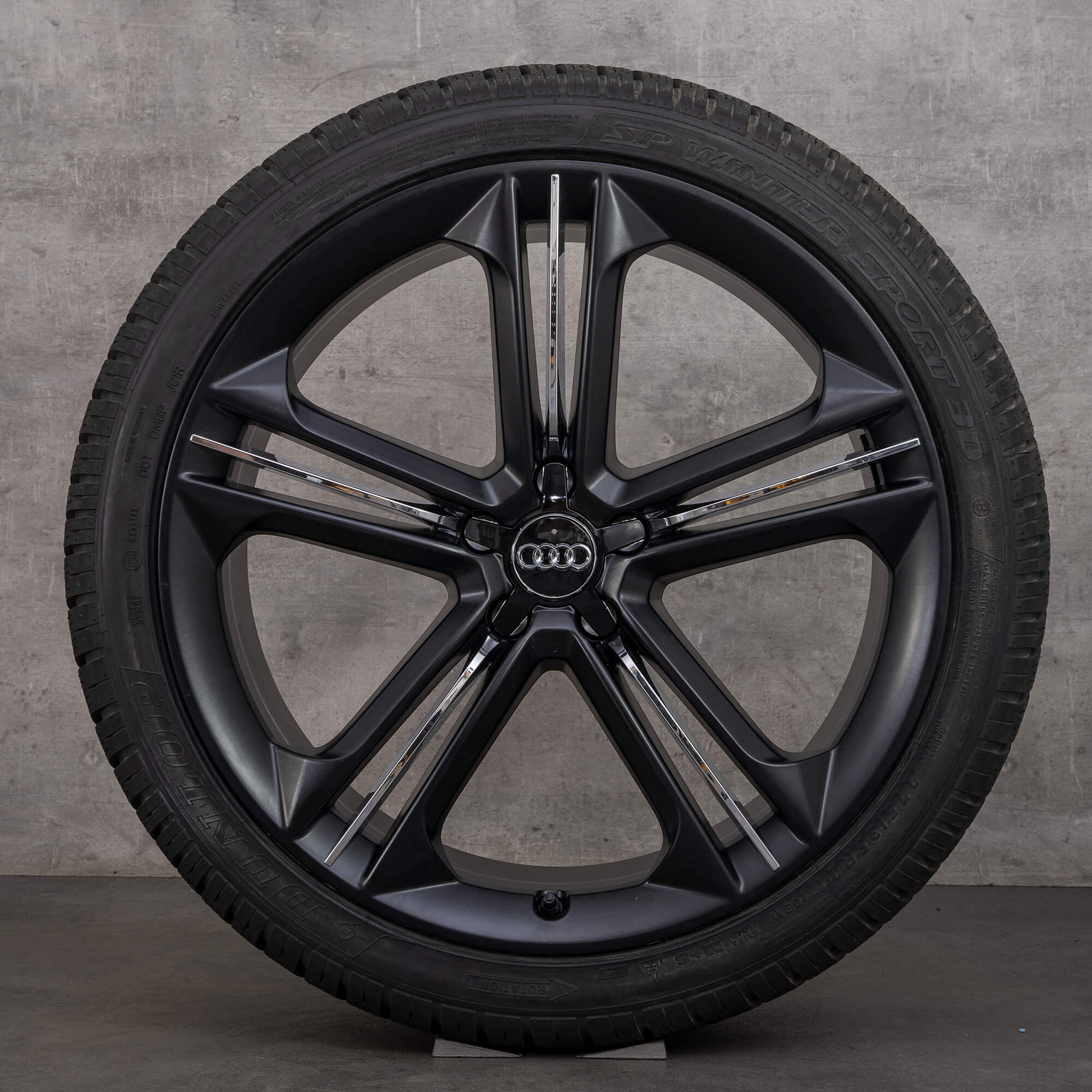 Oem Audi A8 S8 Jantes 21 pouces 4H D4 pneus été jantes 4H0601025P Trias Design noir mat