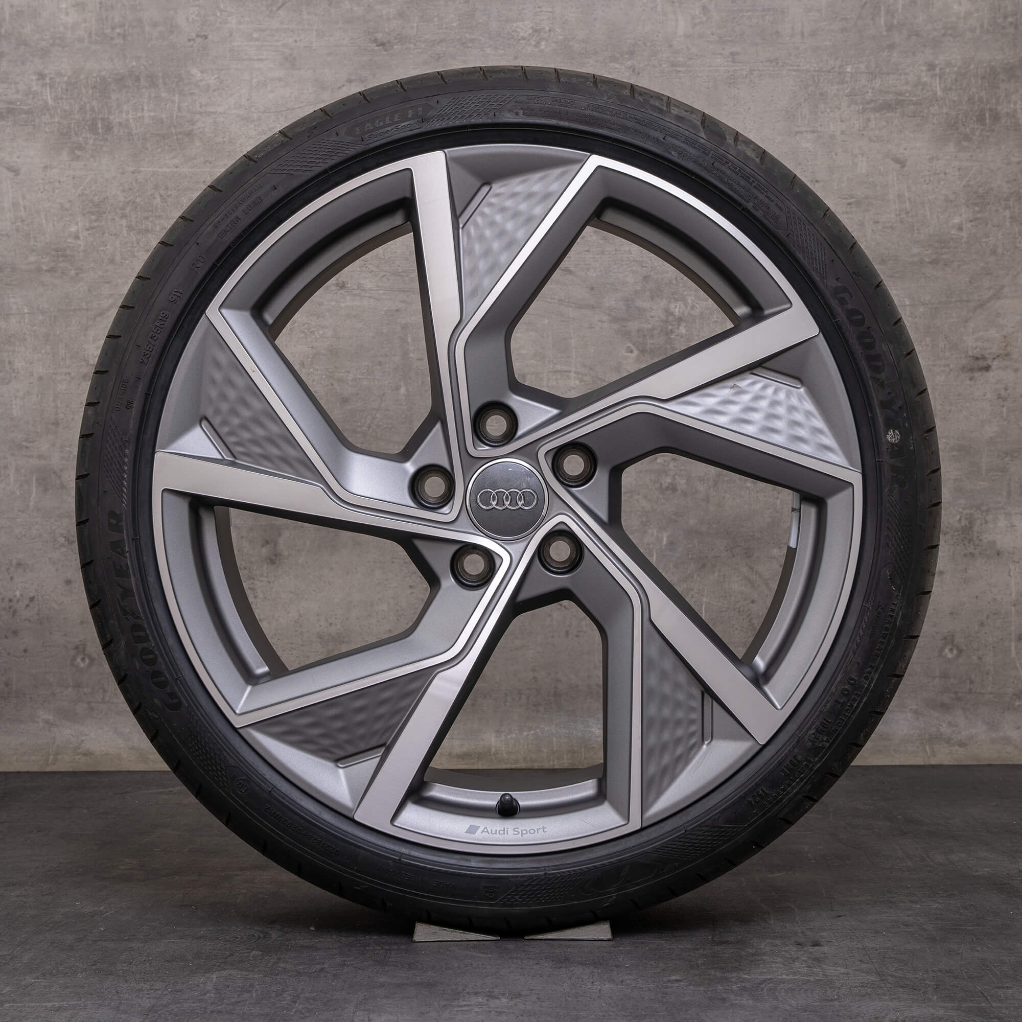 Genuine Audi A3 S3 jante 19 inch 8Y 8V summer wheels 8Y0601025Q titan matt glossy turned