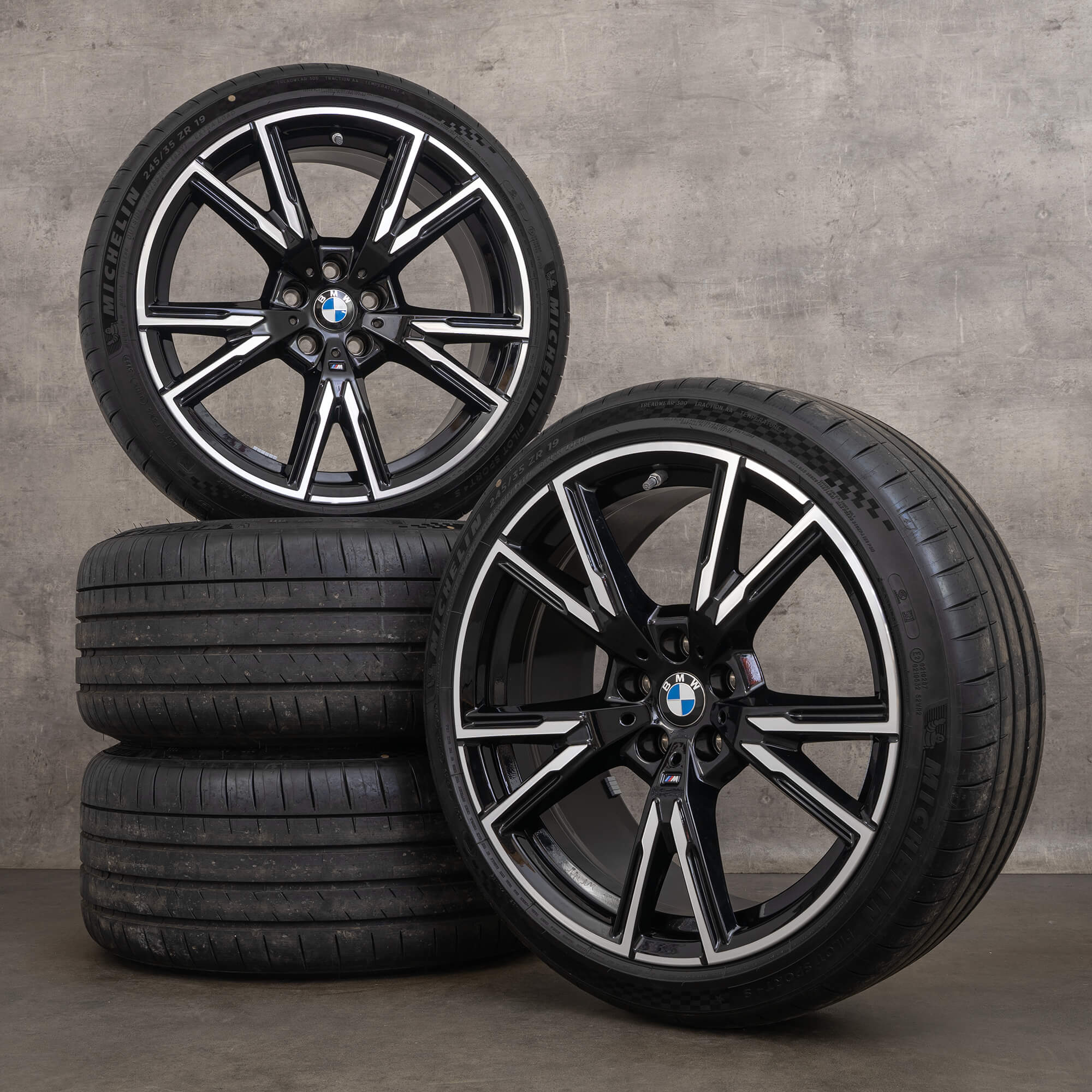 Original BMW 2er G42 Coupe 19 Zoll Winterreifen Felgen 893 M 