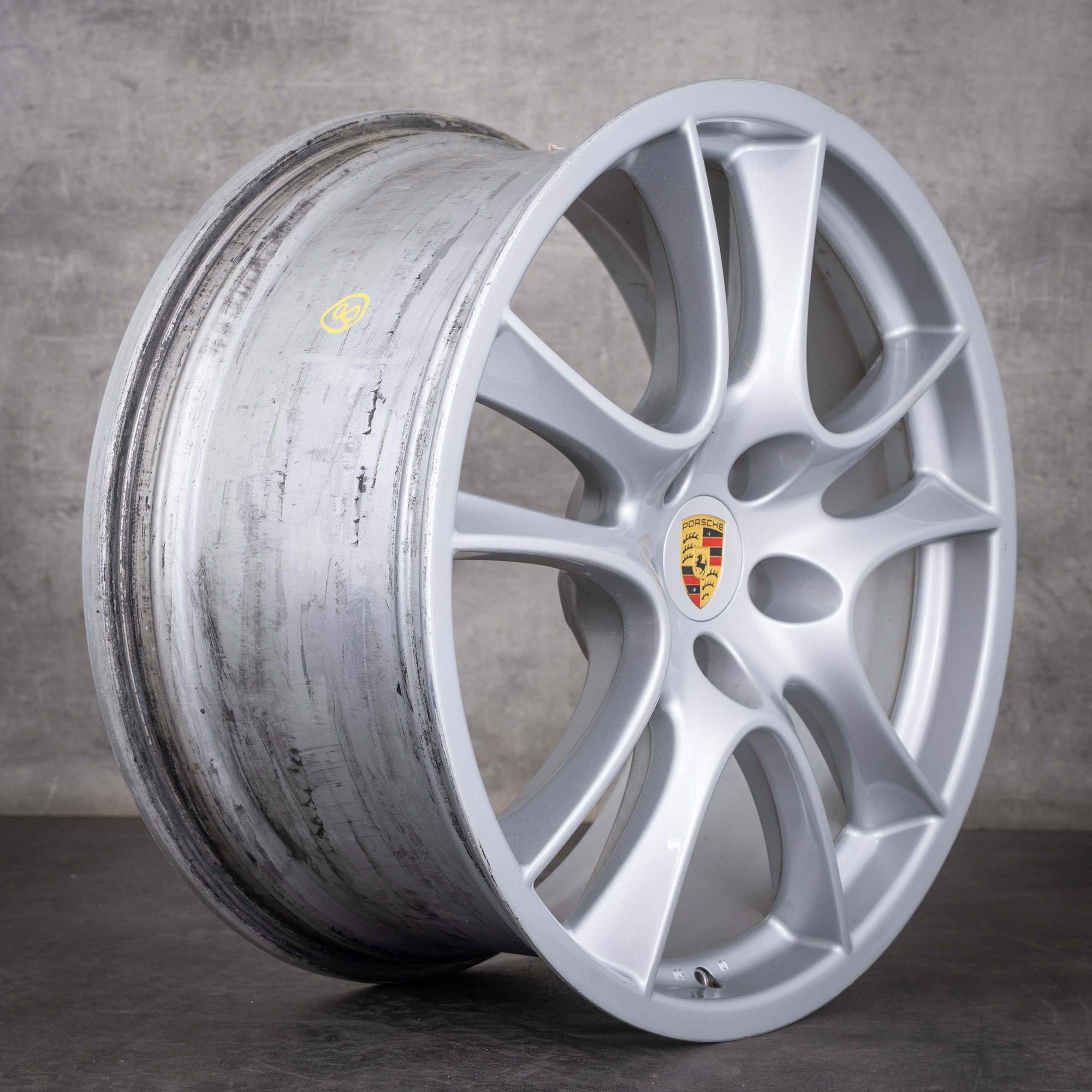 Jante oem Porsche Cayenne 955 957 21 pouces 7L5601025T argent brillant