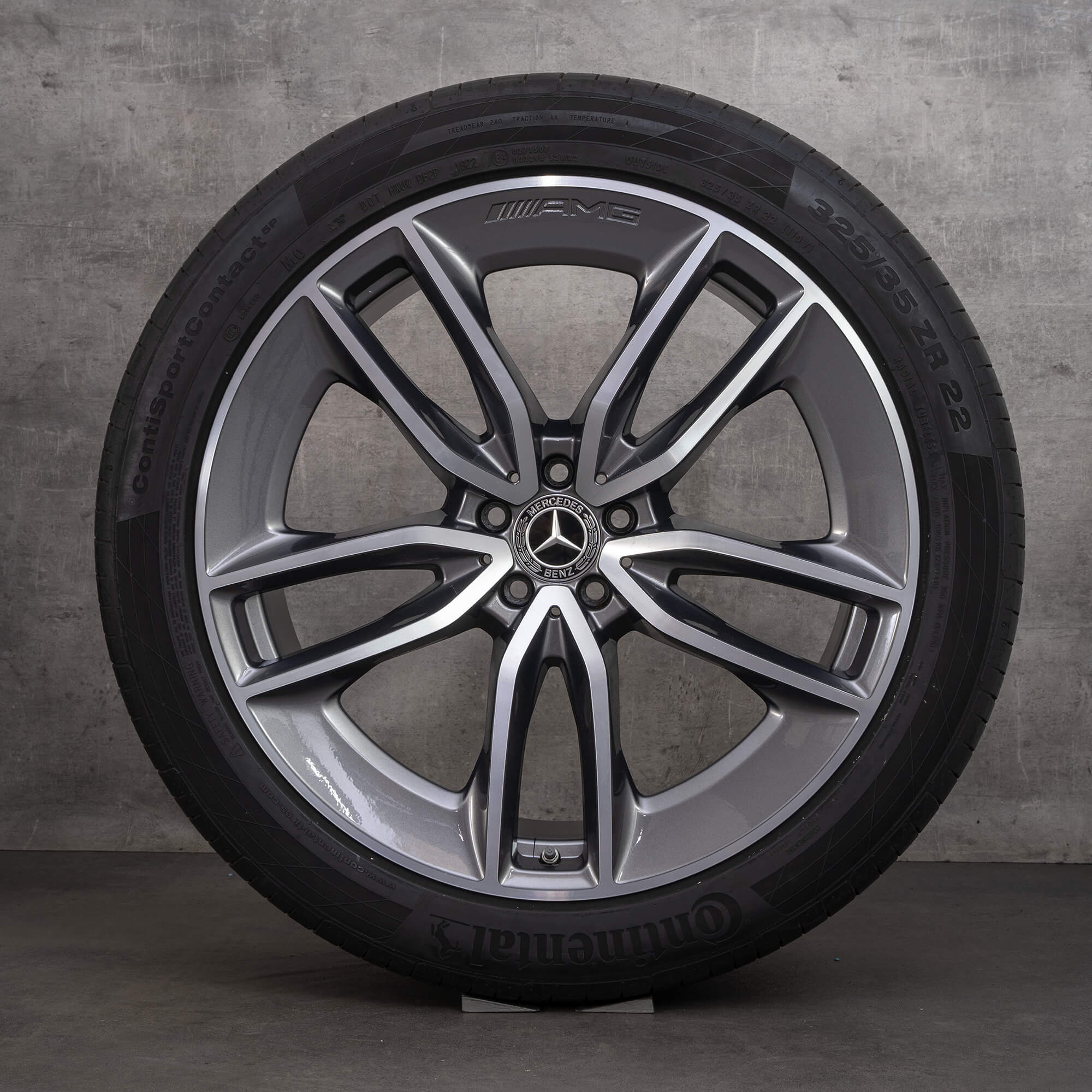 AMG Mercedes GLE W167 V167 summer wheels 22 inch tires rims