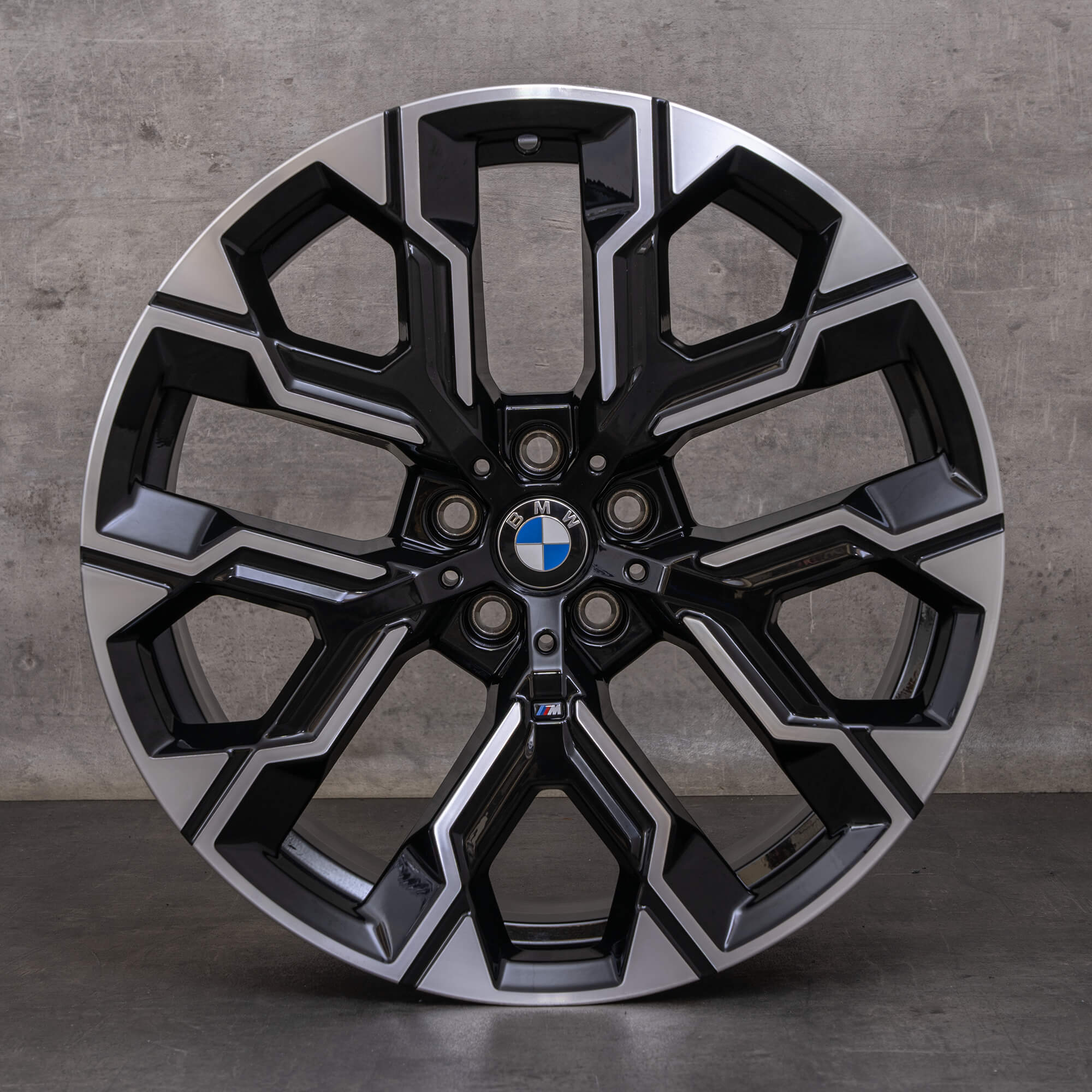 Jantes originais BMW Série 7 i7 20 polegadas G70 Styling 1036 M 5A6F112 5A6F113 preto brilhante torneado NOVO