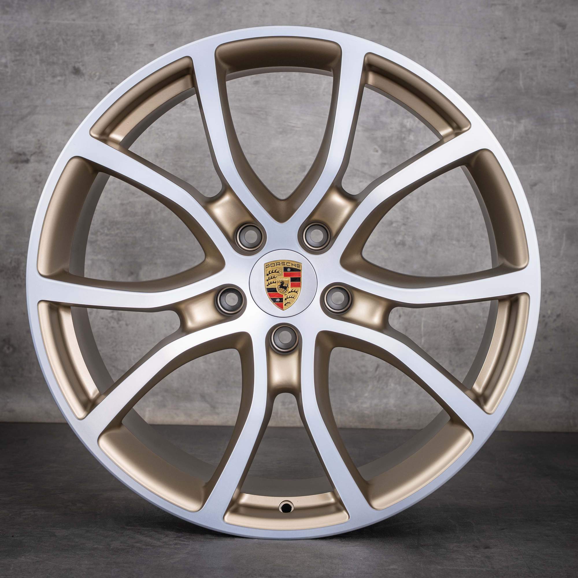 Oryginalne felgi do Porsche Cayenne Coupe 9YA I II 21 cali 9Y0601025BH 9Y3601025AD z neodymu matowe z diamond cut NOWE