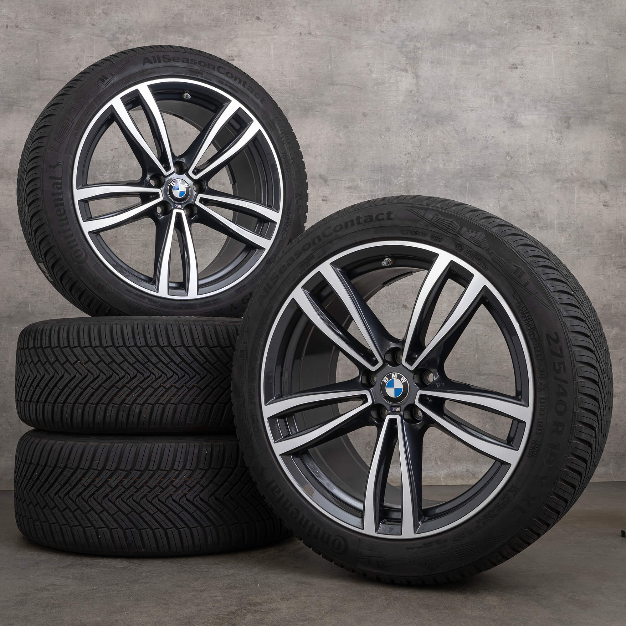 BMW 6er GT G32 7er G11 G12 19 Zoll Ganzjahresreifen Felgen Allwetterreifen 647 M