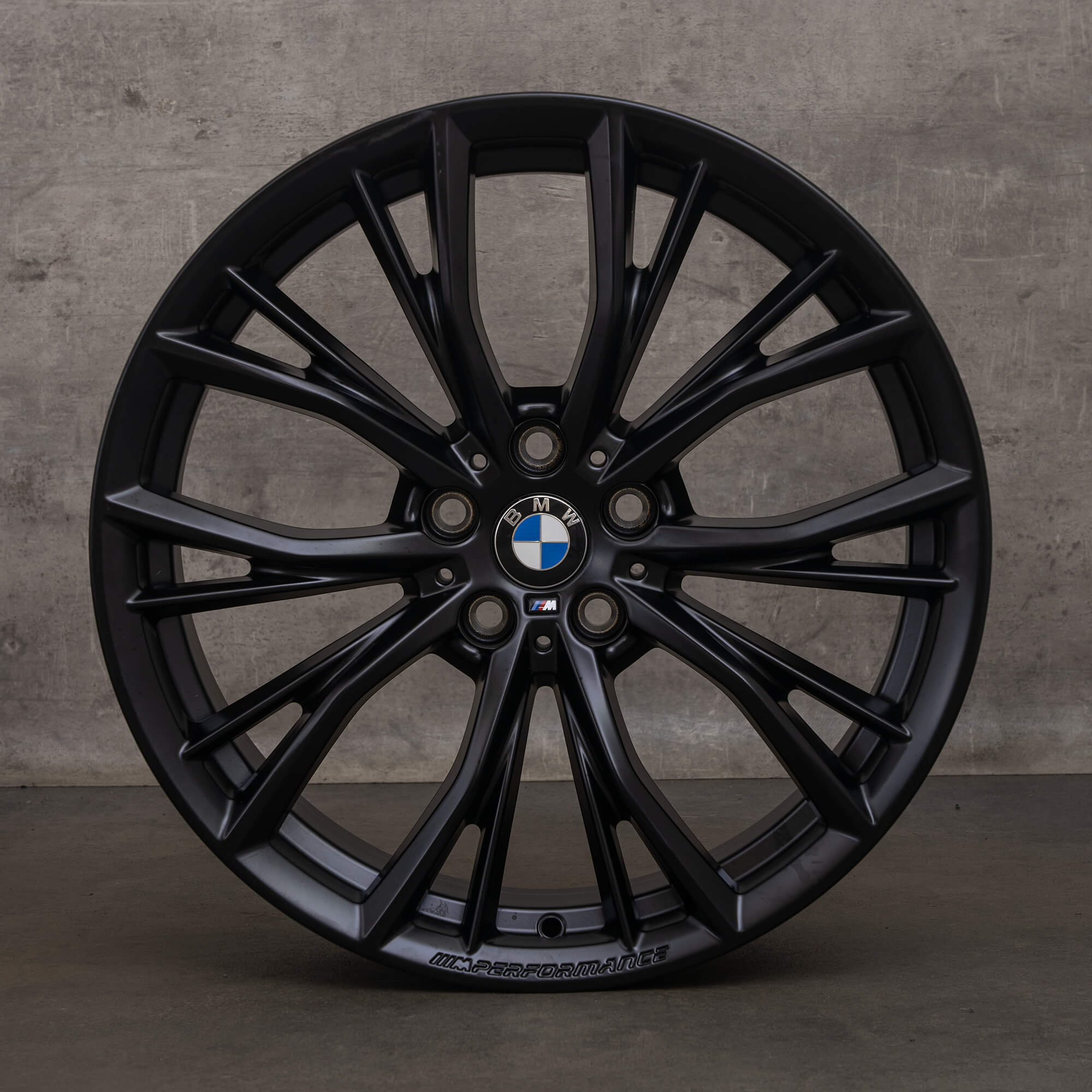 Originale BMW 8-serie fælge 19 tommer G14 G15 G16 aluminiumsfælge 6885455 Styling 786 M sort mat NYHED