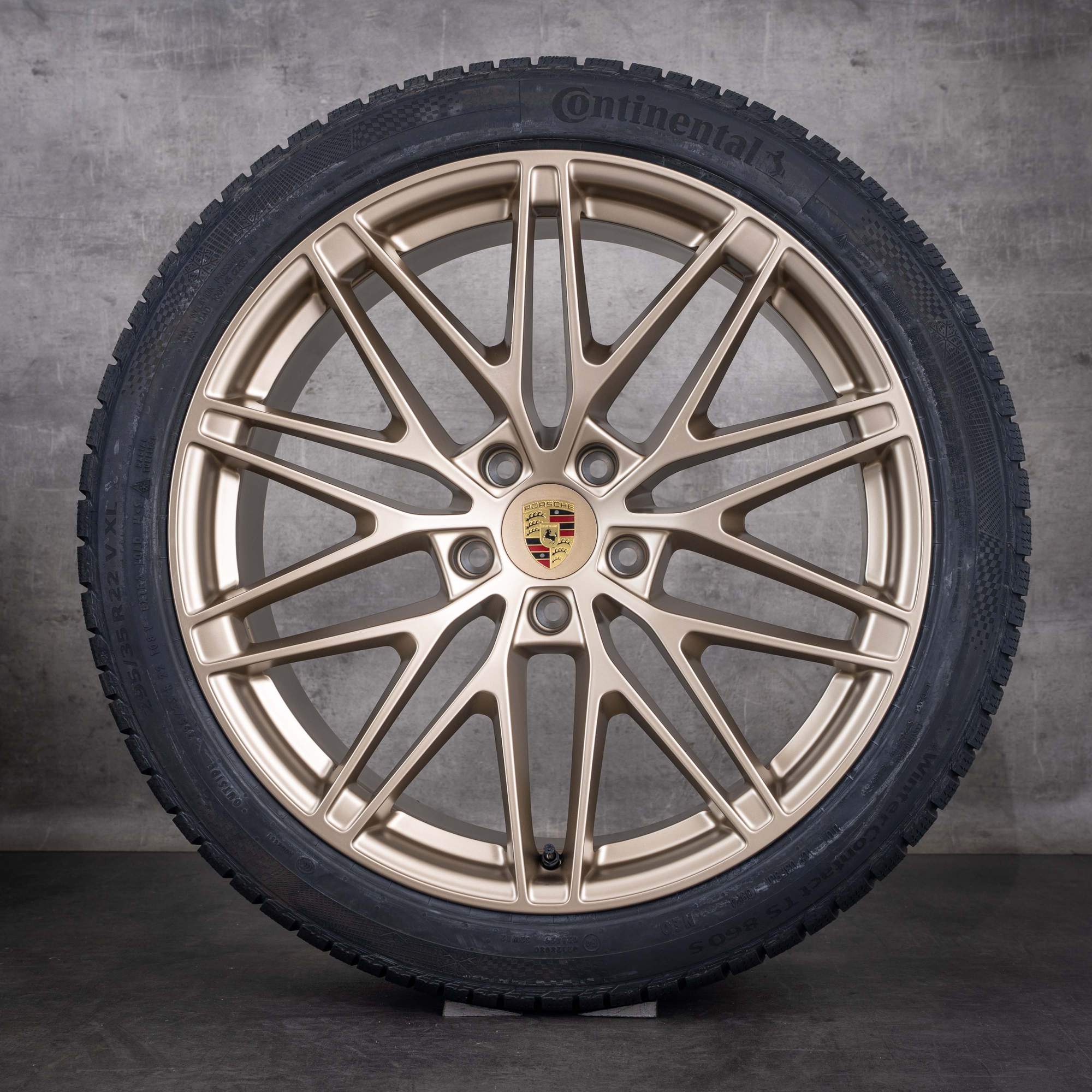 OEM Porsche Macan electric winter wheels 22inch H2 rims 95C601025AD 95C601025AE Neodyme Matte NEW