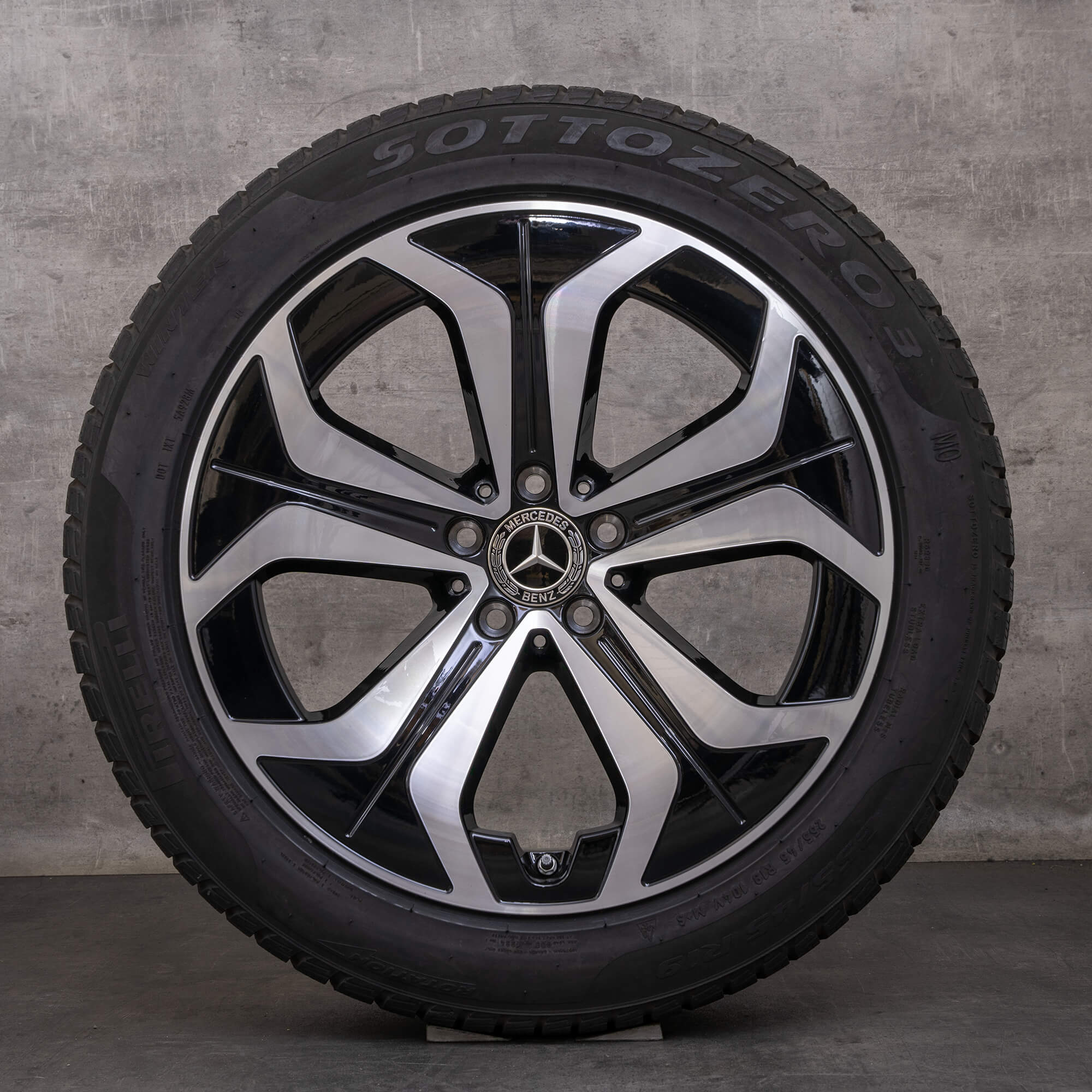 Orijinal Mercedes Benz E-Serisi All-Terrain kış jant lastik 19 inç S214 X214 jantlar A2144014000 siyah cilalı