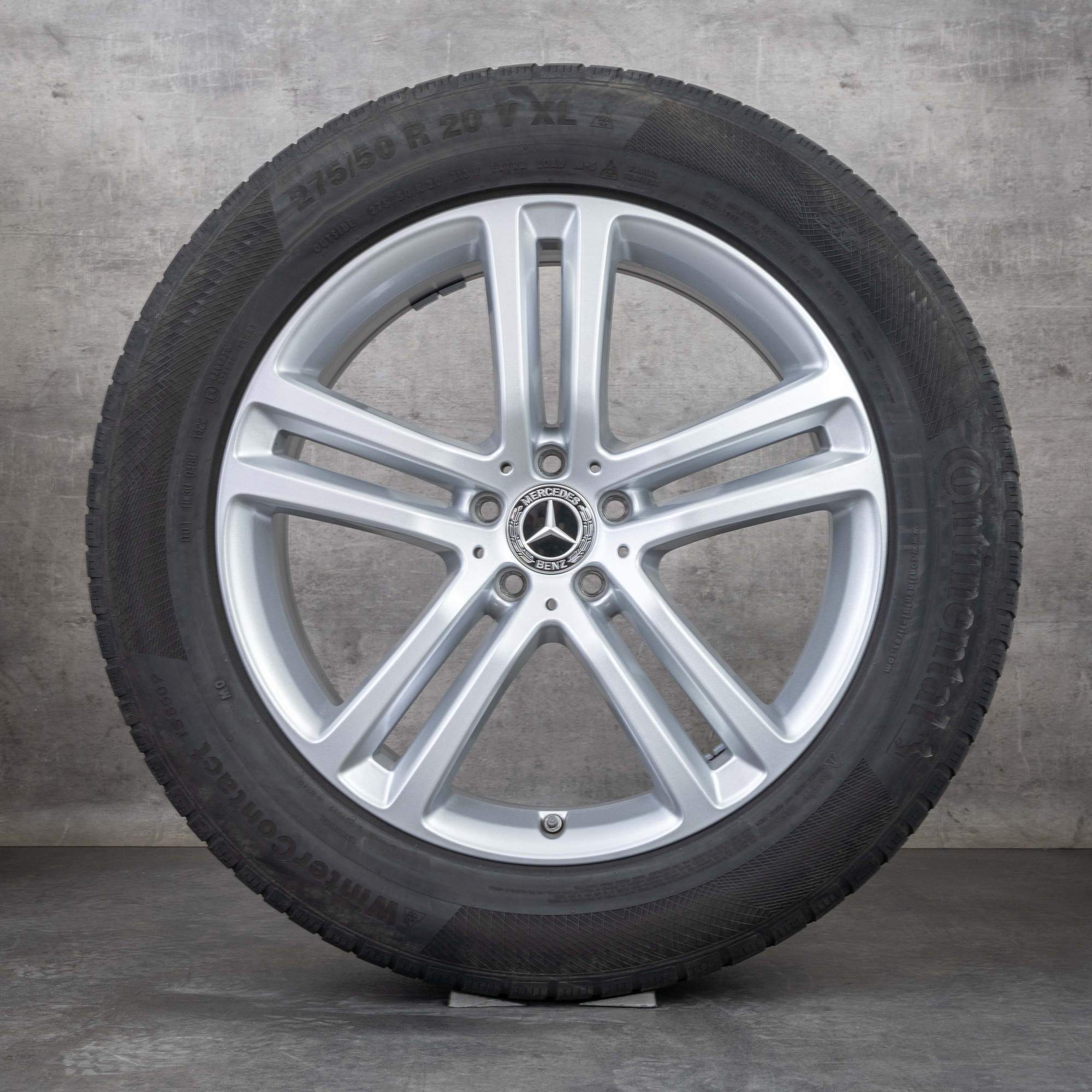 Oryginalne koła zimowe Mercedes Benz GLE 20 cali X167 C167 Felgi A1674012400 A1674012500 srebrne