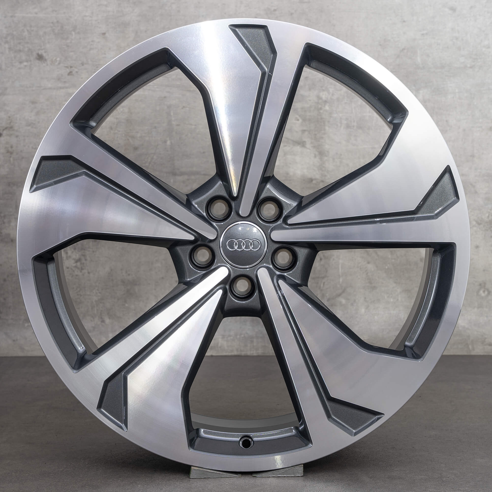 Original Audi A7 S7 Felgen 21 Zoll 4K C8 Alufelgen 4K8601025AH anthrazit glanzgedreht NEU