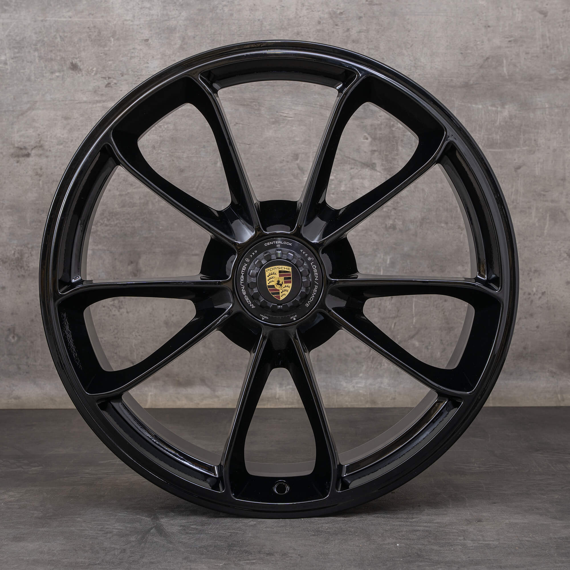 Oryginalne Felgi Porsche 911 20 cali 991 I & II GT3 RS GT2 99136216282 99136216883 czarne NOWE