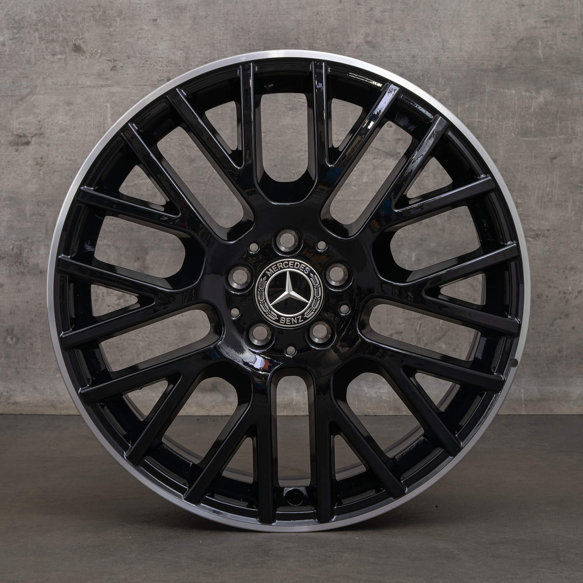 Oryginalne Felgi Mercedes Benz GLE 19 cali V167 A1674012100 czarne polerowane toczone NOWE