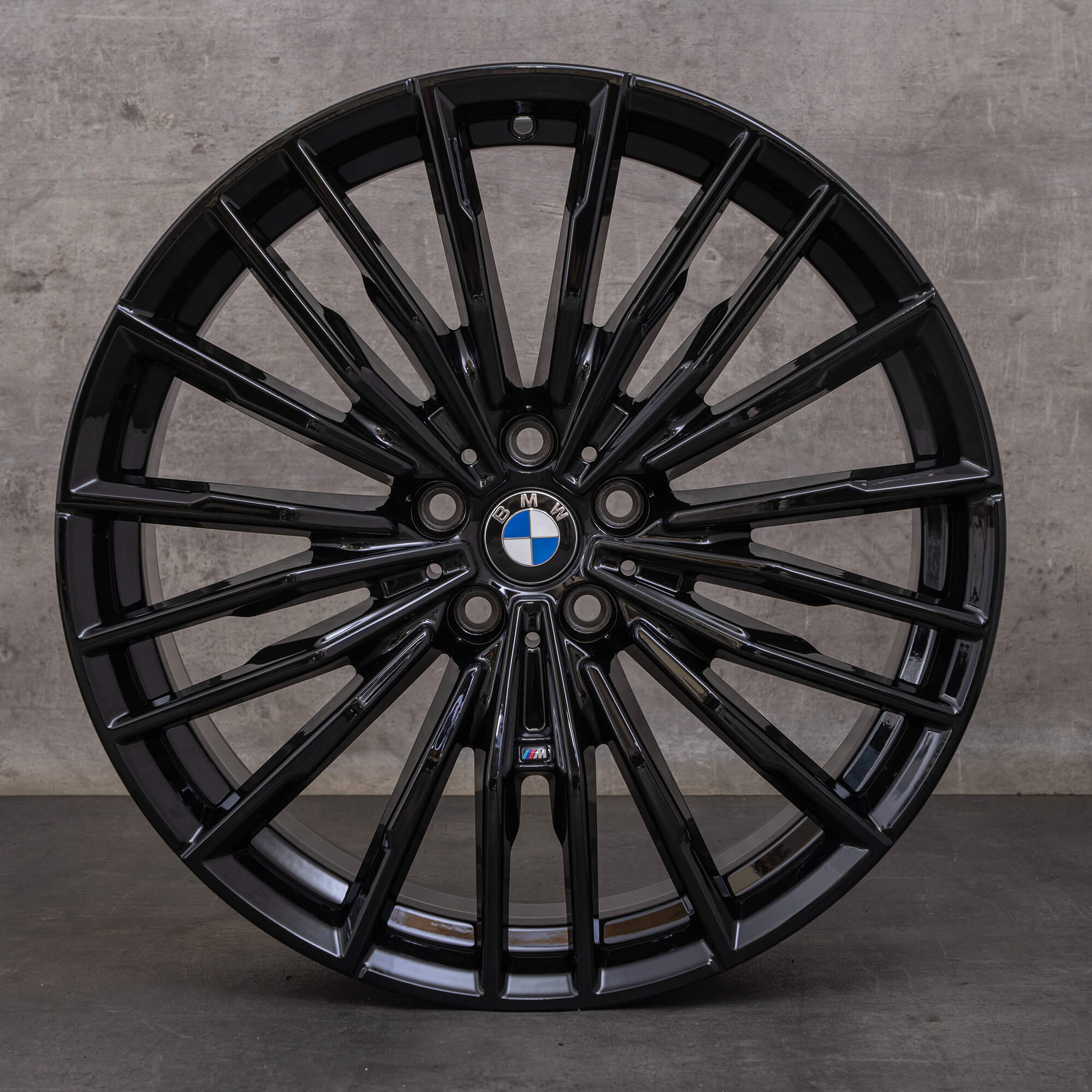 Original BMW 8 Series ráfky na auto 20" G14 G15 G16 Gran Coupe Styling 729 M 8072025 8072026 černá lesklá