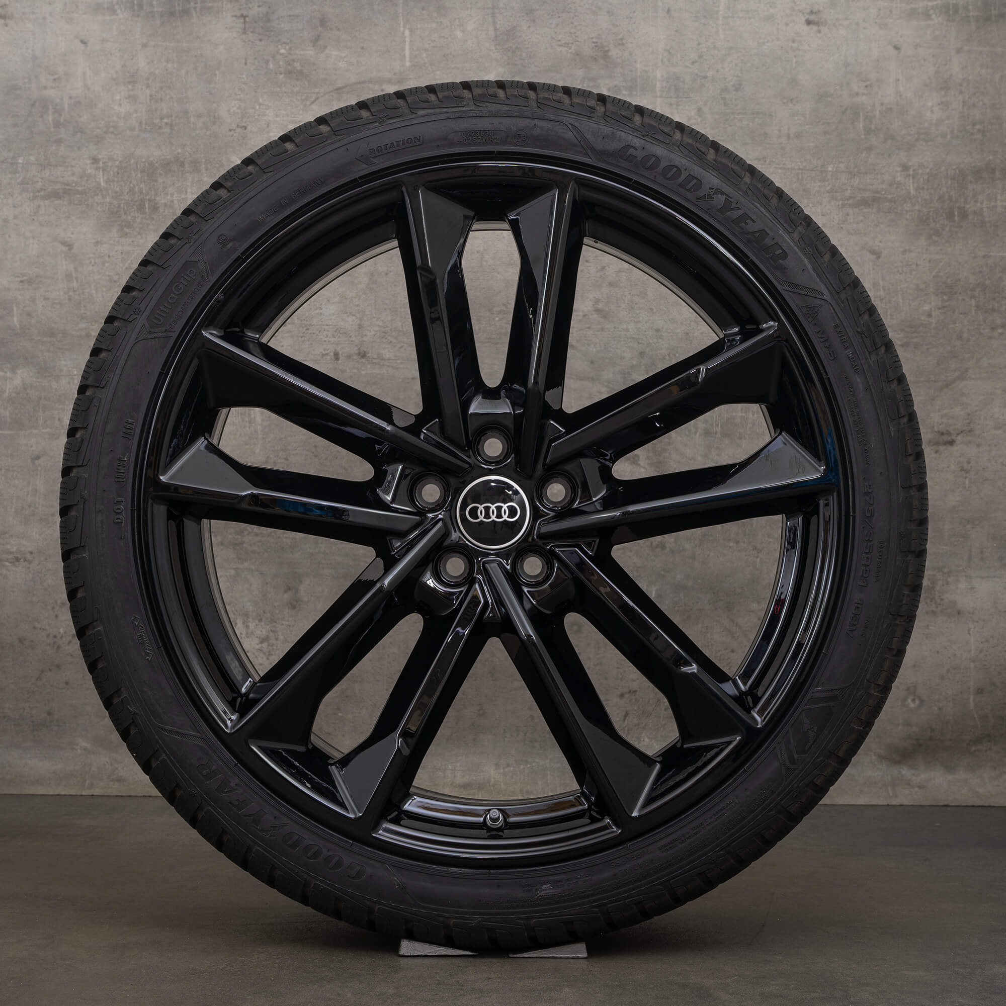 Jantes d'origine Audi A8 S8 21 pouces D4 4H jantes hiver 4G8601025AS pneus performance noirs