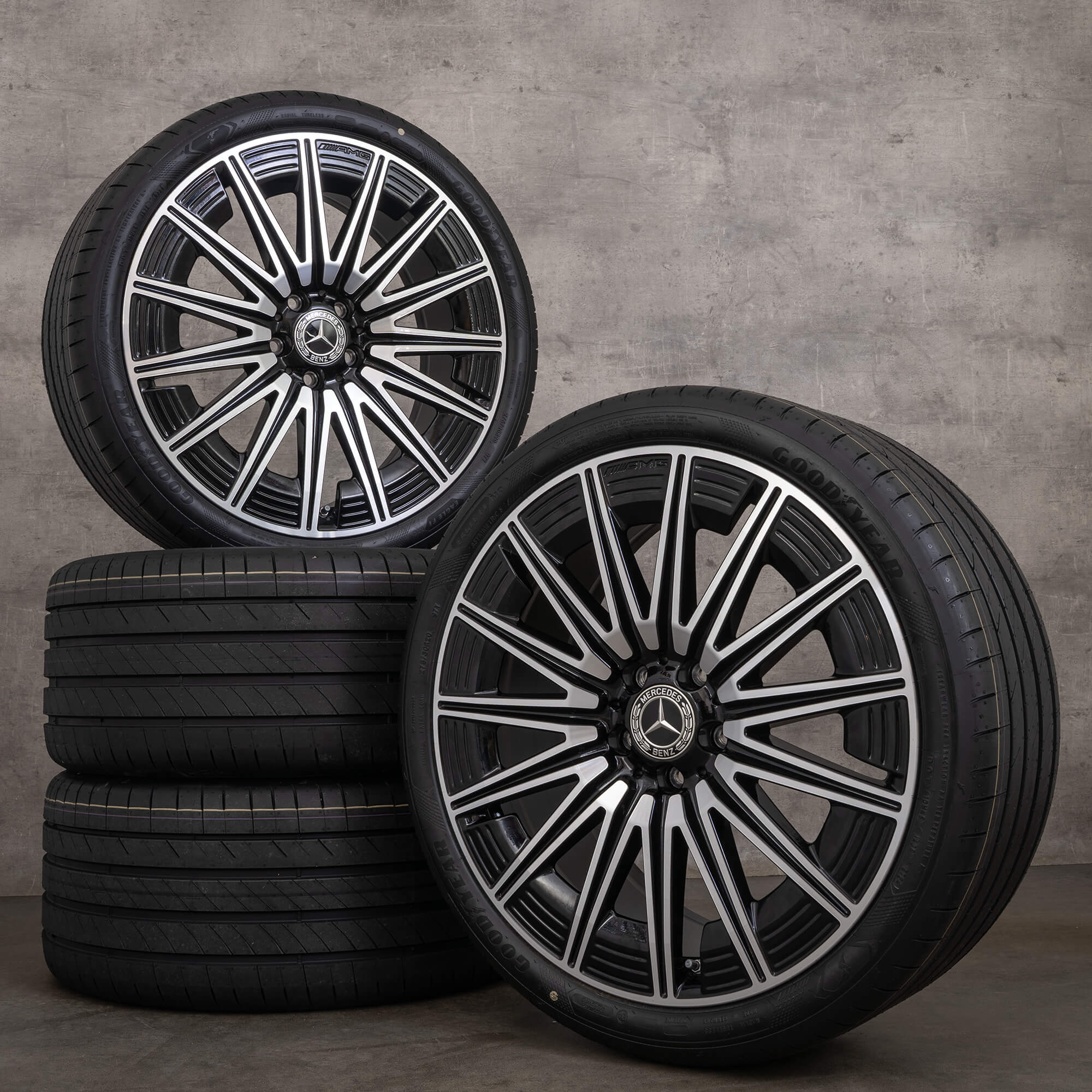 Mercedes Rums Original AMG Mercedes Benz CLE C236 20 inch summer wheels rims black NEW
