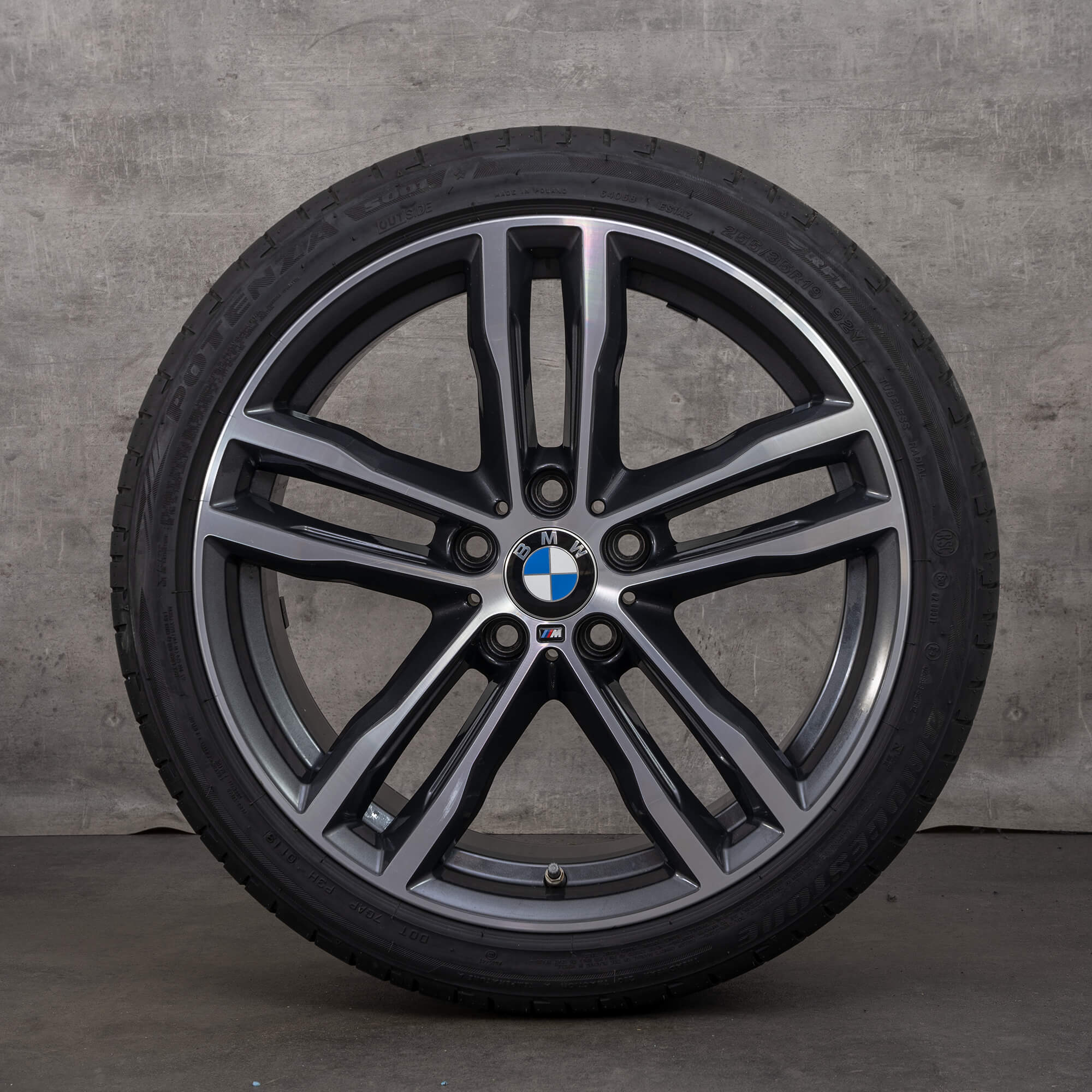 BMW 19 inch rims 3 series F30 F31 4 F32 F33 summer wheels tires 704M