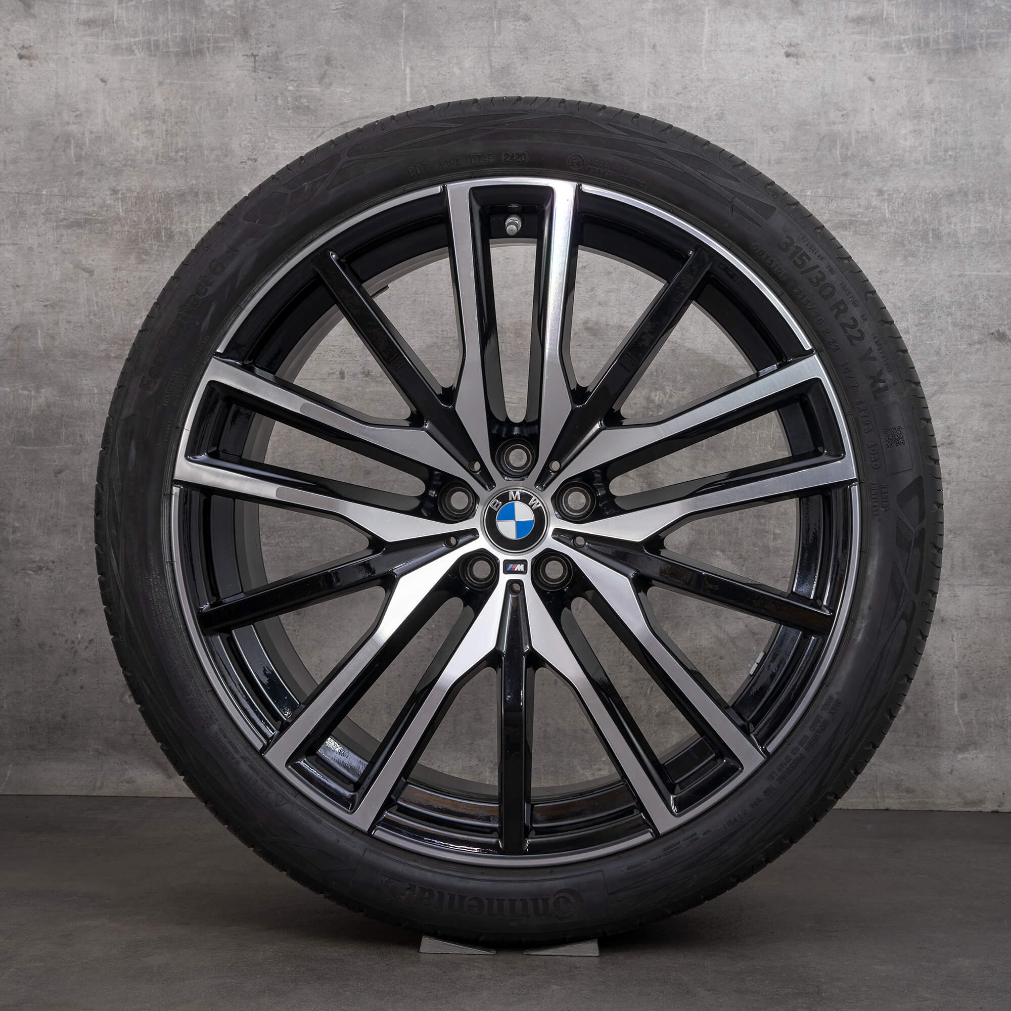 BMW X5 G05 X6 G06 summer wheels 22 inch rims tires styling 742 M
