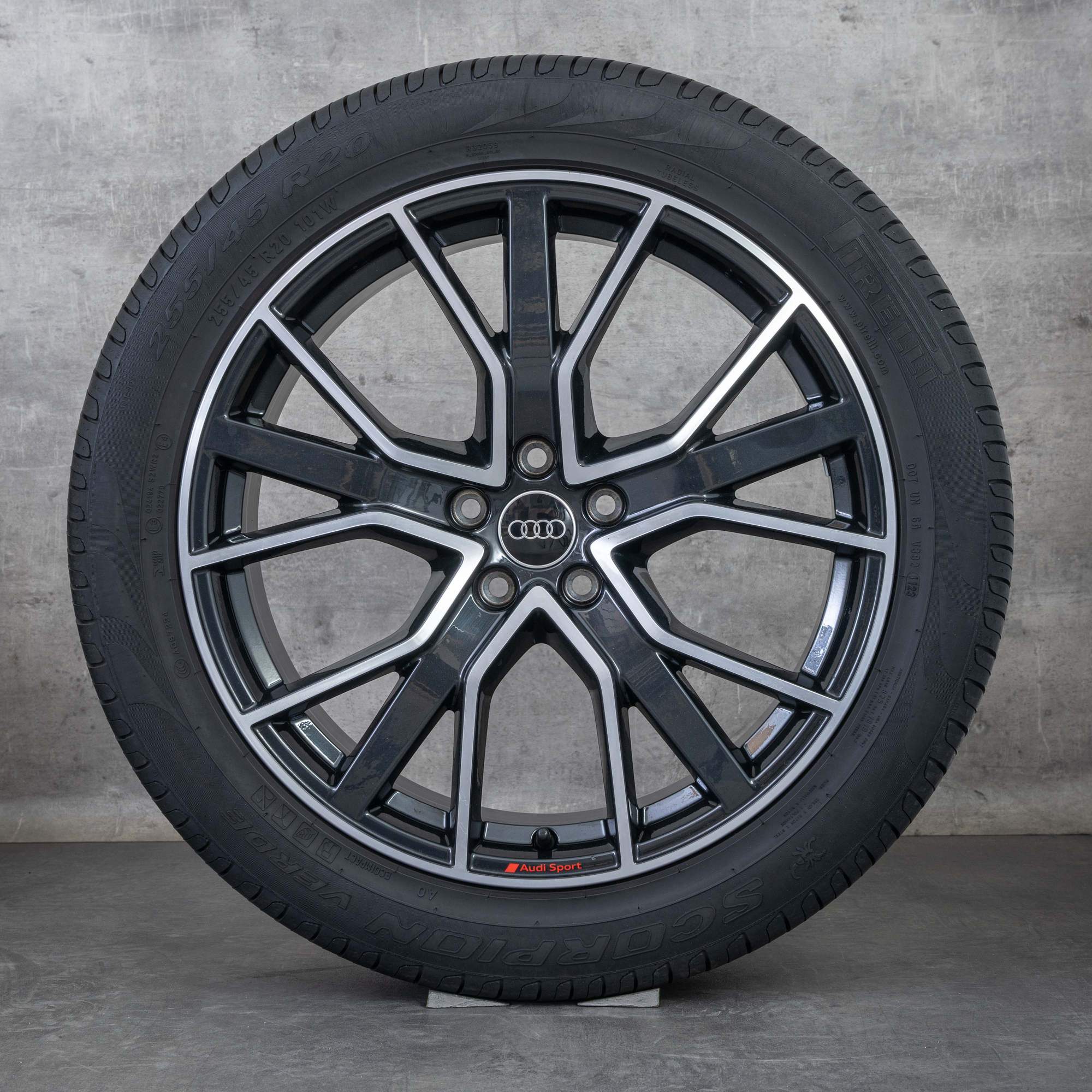 Oem Audi Q5 SQ5 jantes 20 pouces FY pneus été 80A601025AP granit poli
