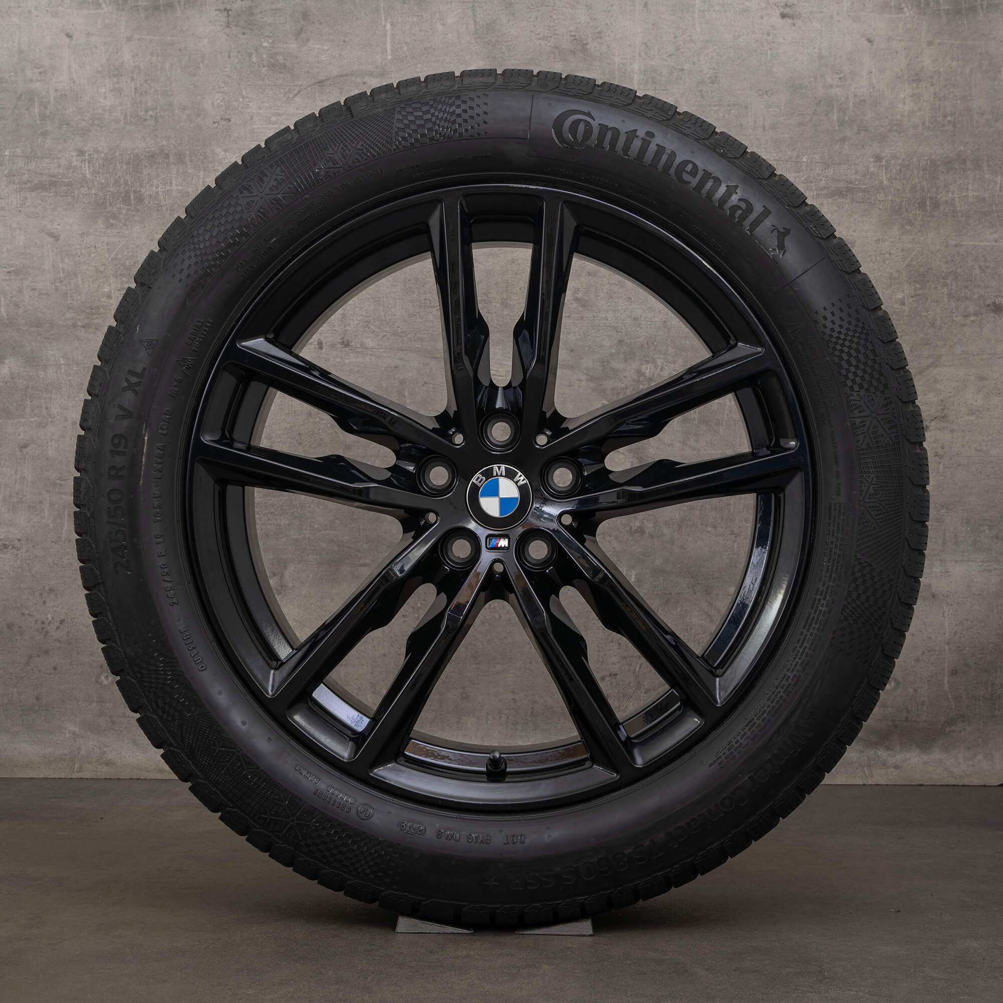 BMW X3 G01 X4 G02 rims 19 inch winter tires Styling 698 M wheels aluminum 8010267 painted black
