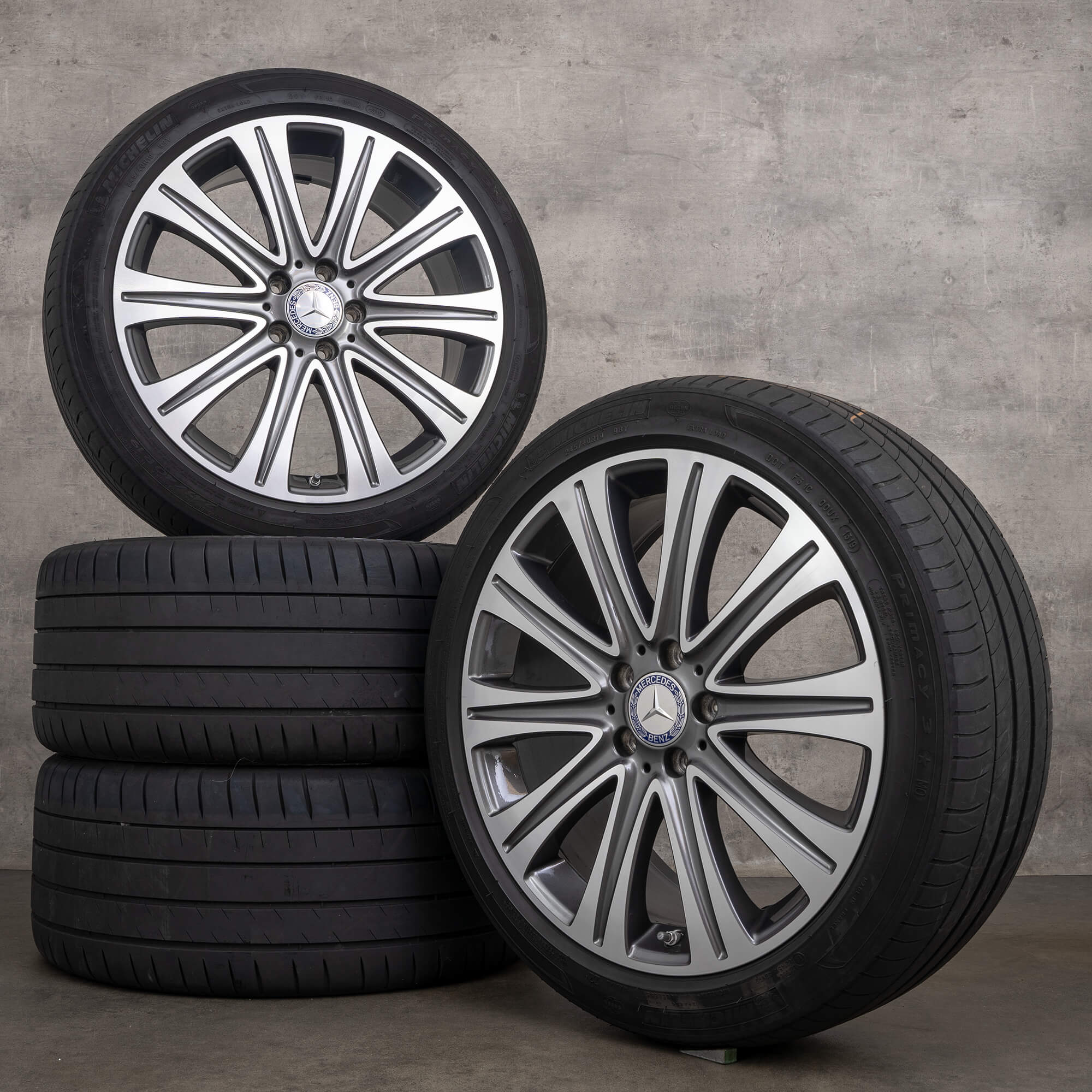 Original Mercedes E-Class W213 W238 & E300 e de 19 inch rims summer wheels