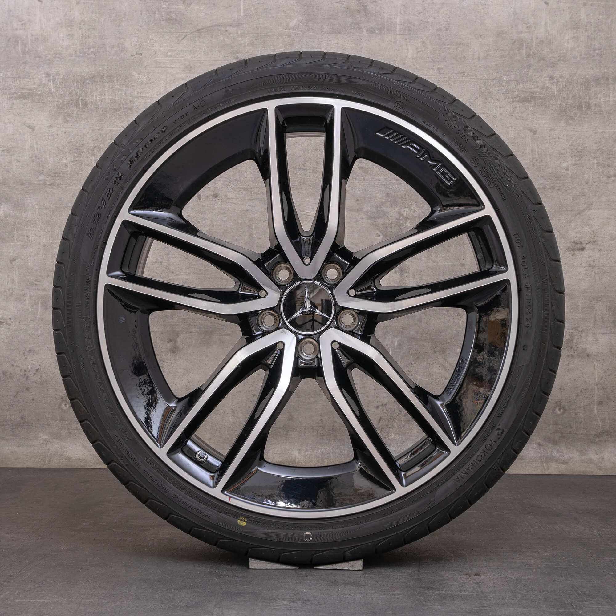 Genuine Mercedes Benz CLS 53 AMG llantas 20 pulgadas C257 4Matic Sommerrder A2574013100 A2574012200 negro brillante torneado