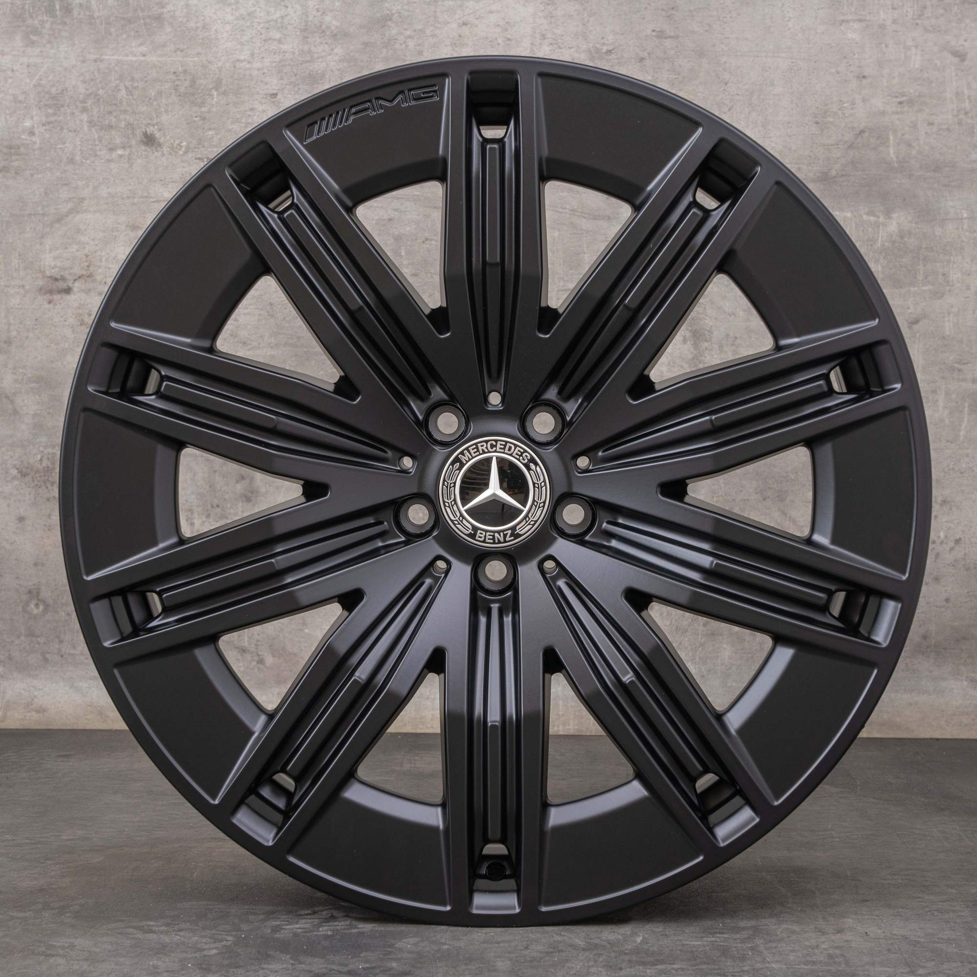 Oryginał Mercedes Benz EQE AMG felgi 21 cali SUV X294 A2944011200 czarny mat
