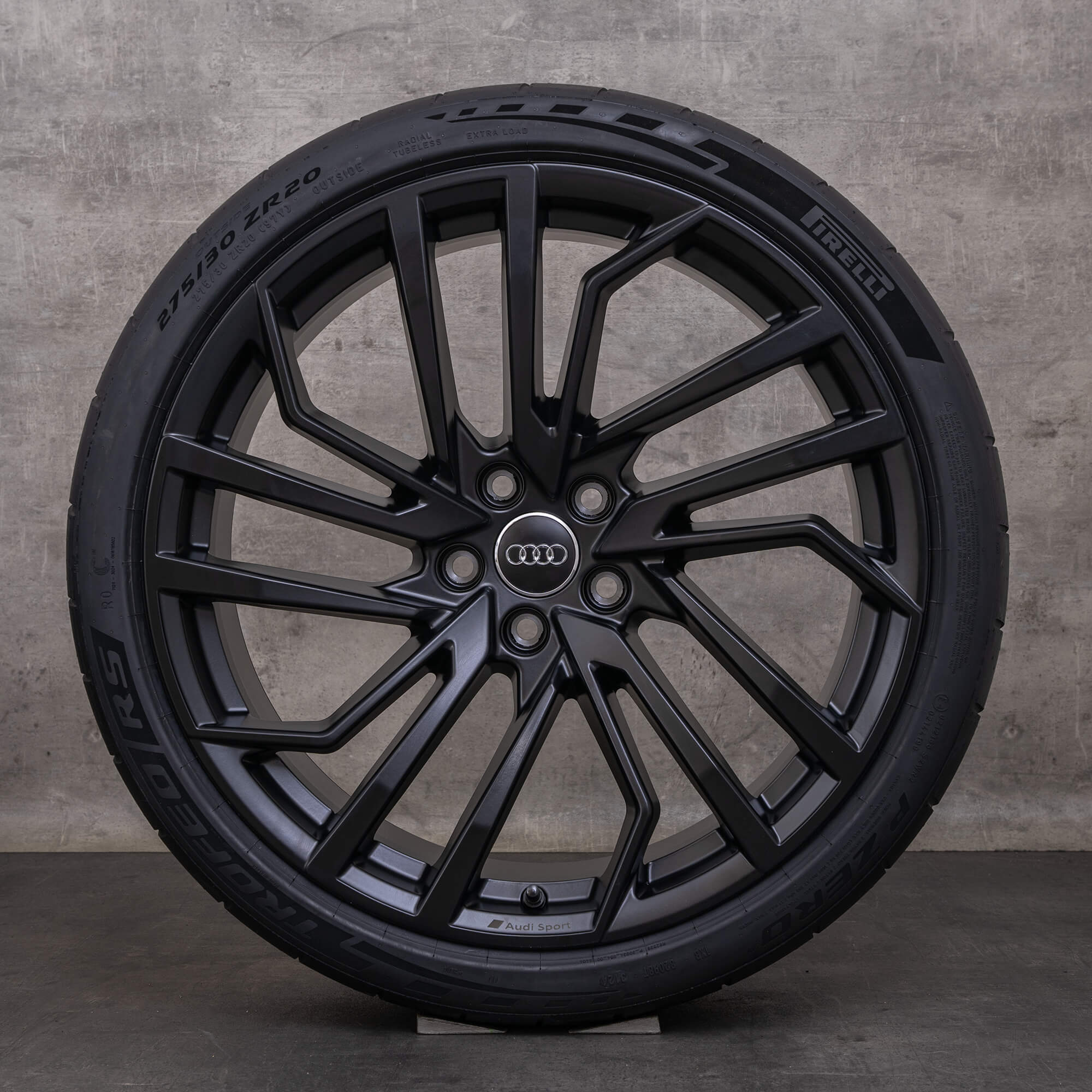 Llantas originales Audi RS4 RS5 20 pulgadas B9 8W F5 llantas de verano 8W0601025FT negro mate