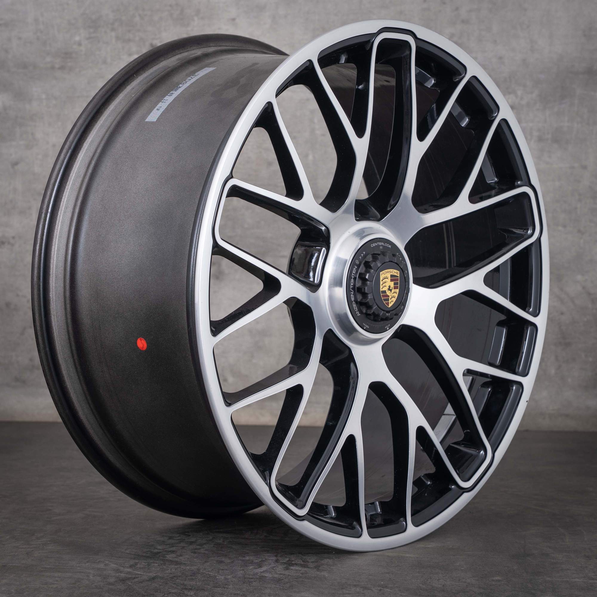 Jante oem Porsche 991 I II 20 pouces GT3 99136216234 noire polie brillante