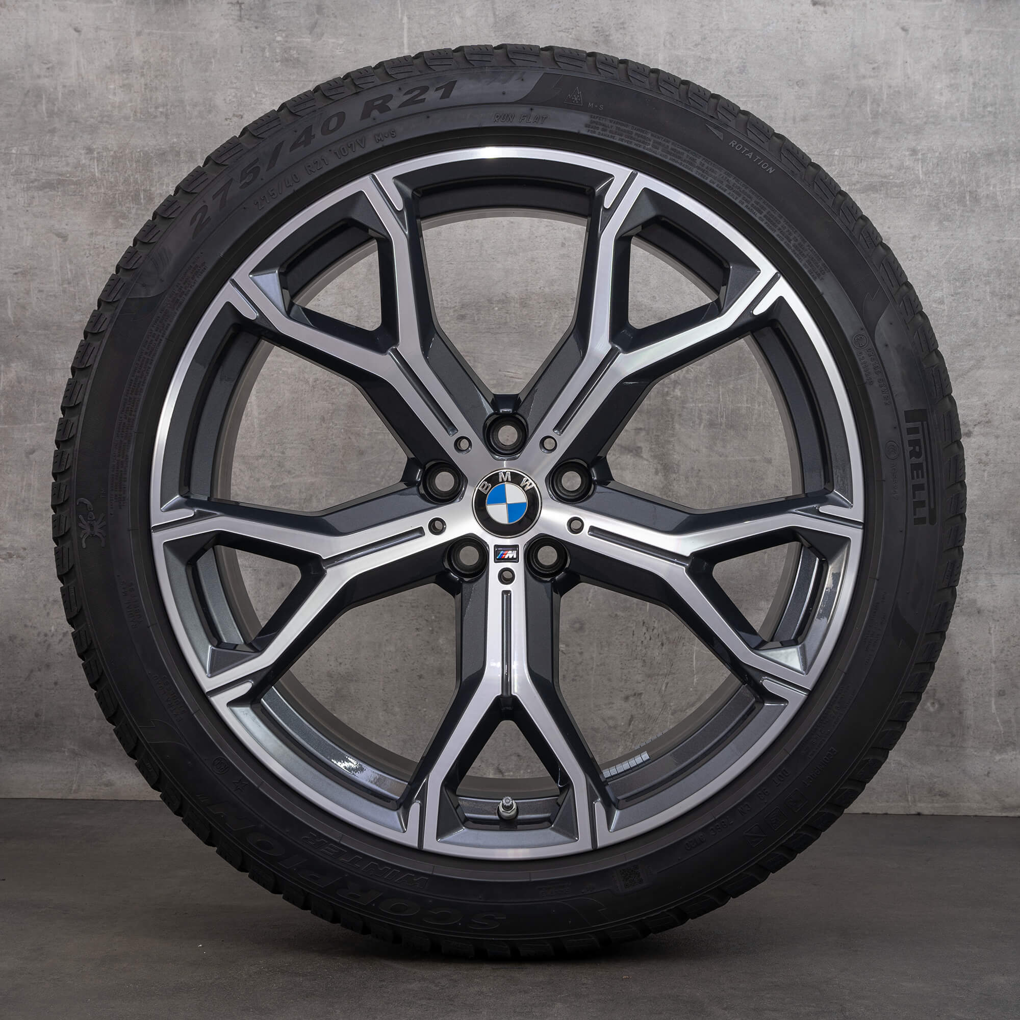 BMW X5 G05 741 M Winterräder 21 Zoll Winterreifen Felgen 8071998 
