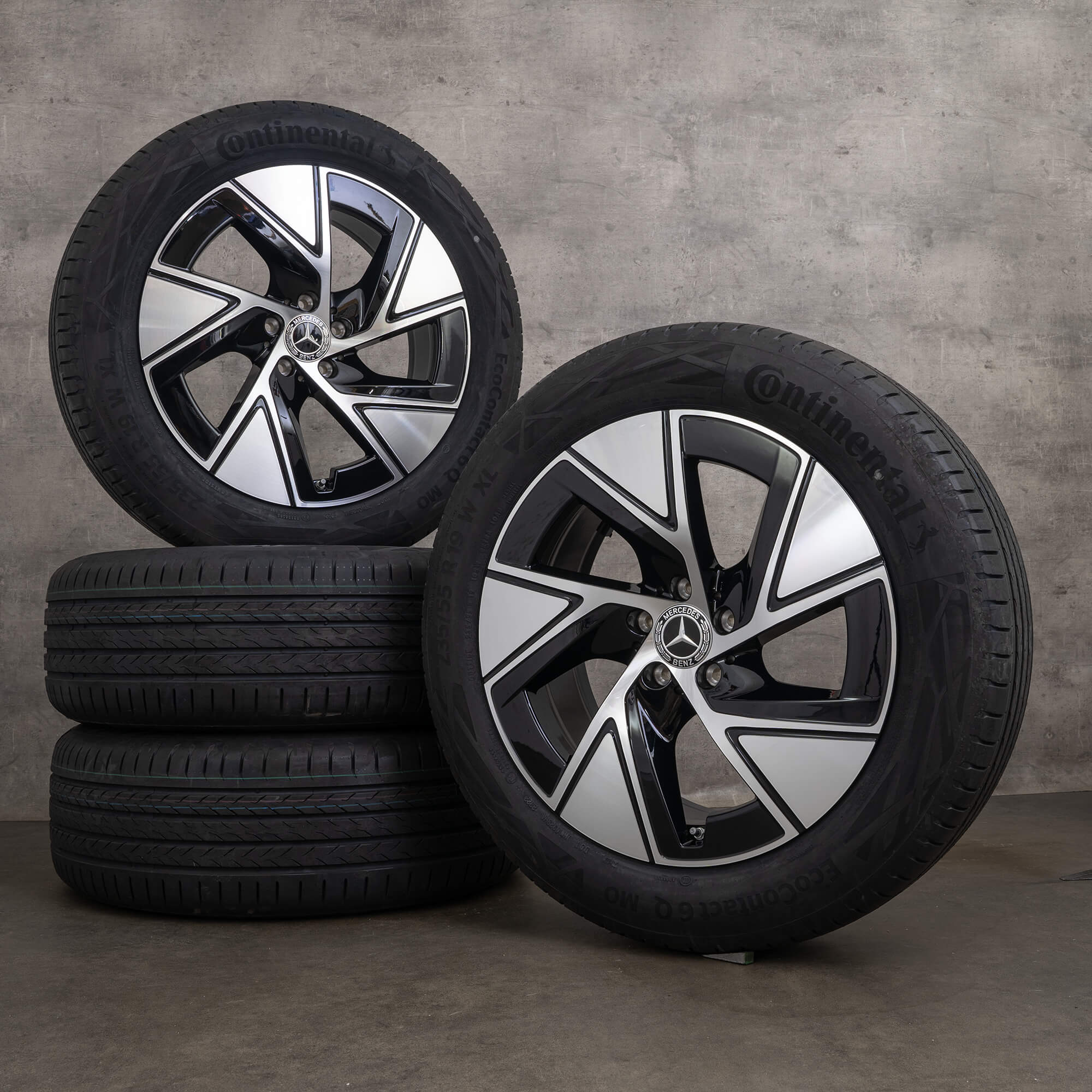 Alkuperäiset Mercedes Benz GLC vanteet 19 tuuman X254 C254 kesäpyörät A2544015200 musta UUSI