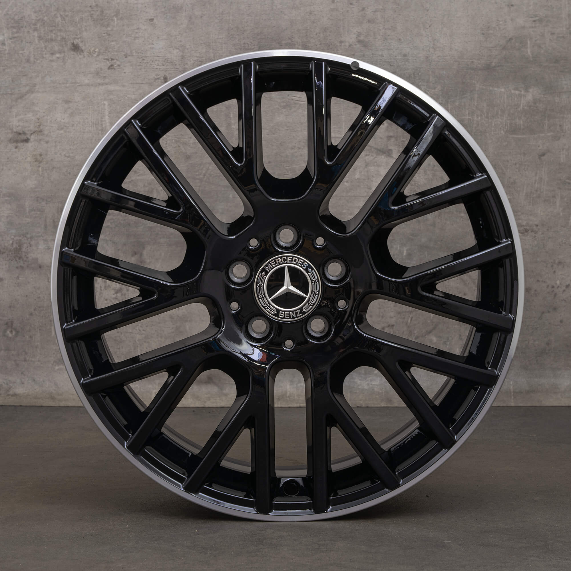 Oryginalne Felgi Mercedes Benz GLE 19 cali V167 A1674012100 czarne polerowane toczone NOWE