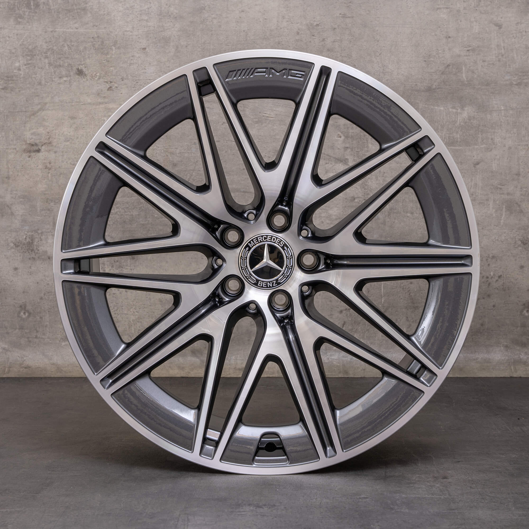 OEM Mercedes Benz AMG GT 43 53 63 & S rims 20 inch X290 4-Trer A2904011900 A2904012000 himalaya gray glossy turned NEW