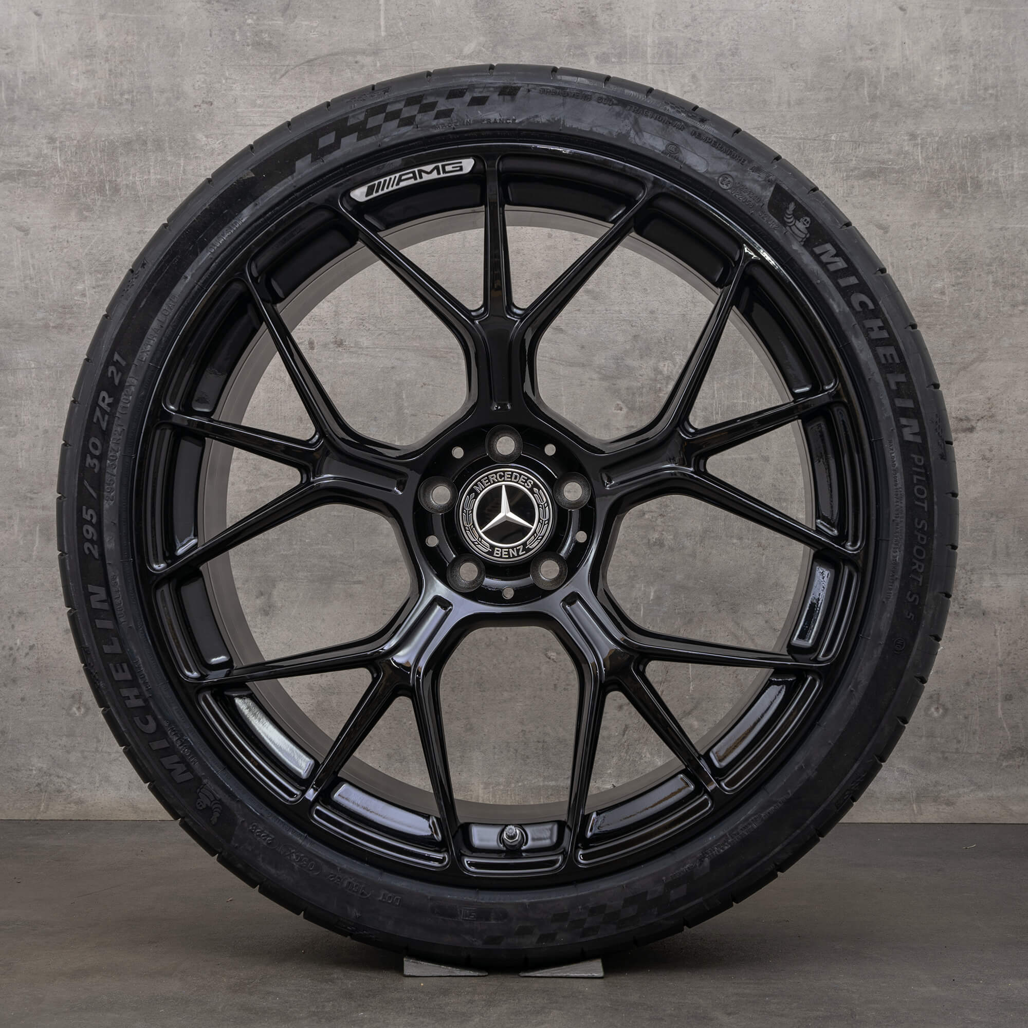 Original Mercedes Benz AMG GT 55 63 S E Performance PRO 4Matic+ Felgen 21 Zoll C192 Sommerräder A1924011300 A1924011400 schwarz
