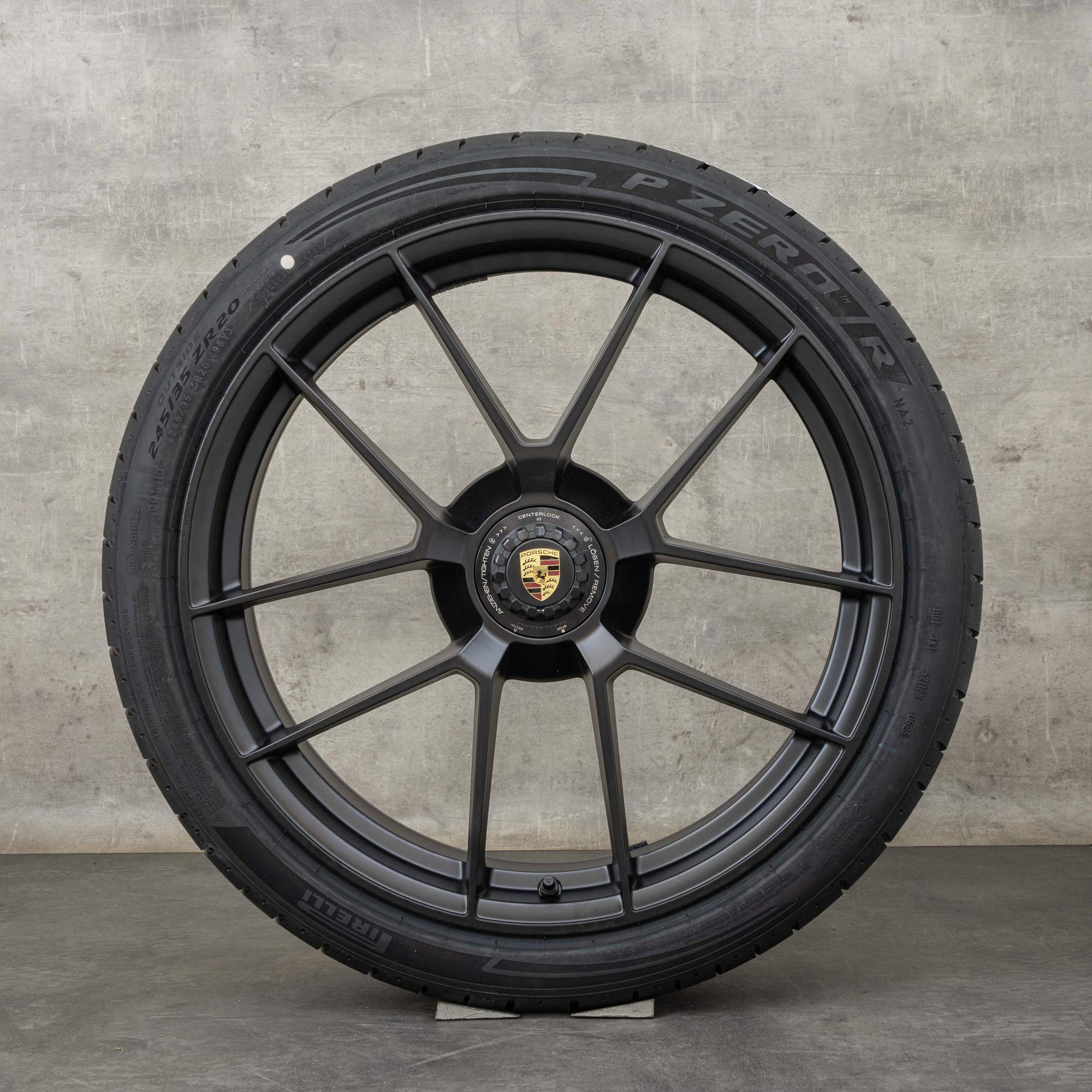 Originele Porsche 992 II velgen 20 21 inch Carrera GTS zomerwielen 992601025BT 992601025CA zwart mat NIEUW