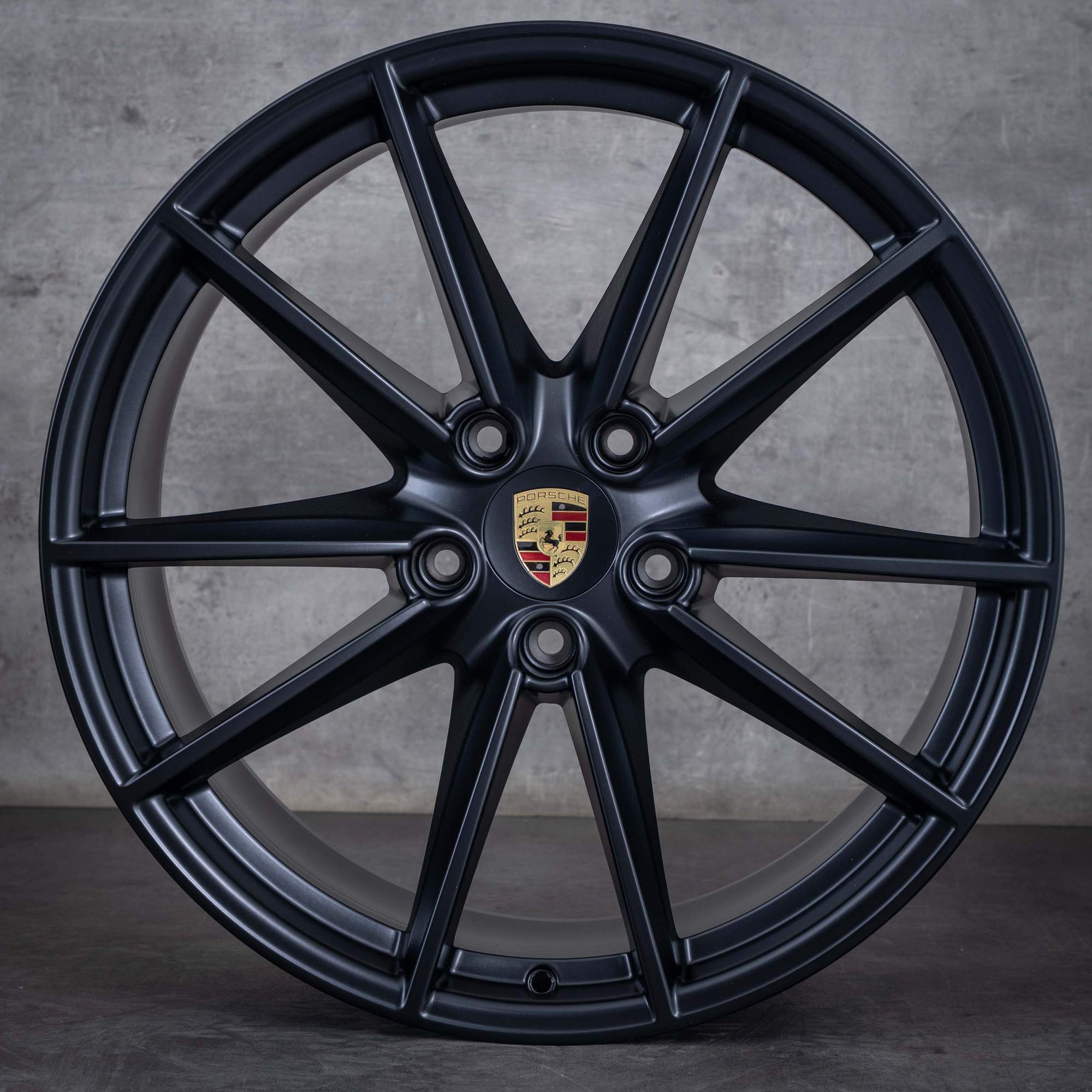 Alkuperäiset Porsche 992 I talvirenkaat 20 21 tuuman Carrera S vanteet 992601025C 992601025E musta matta