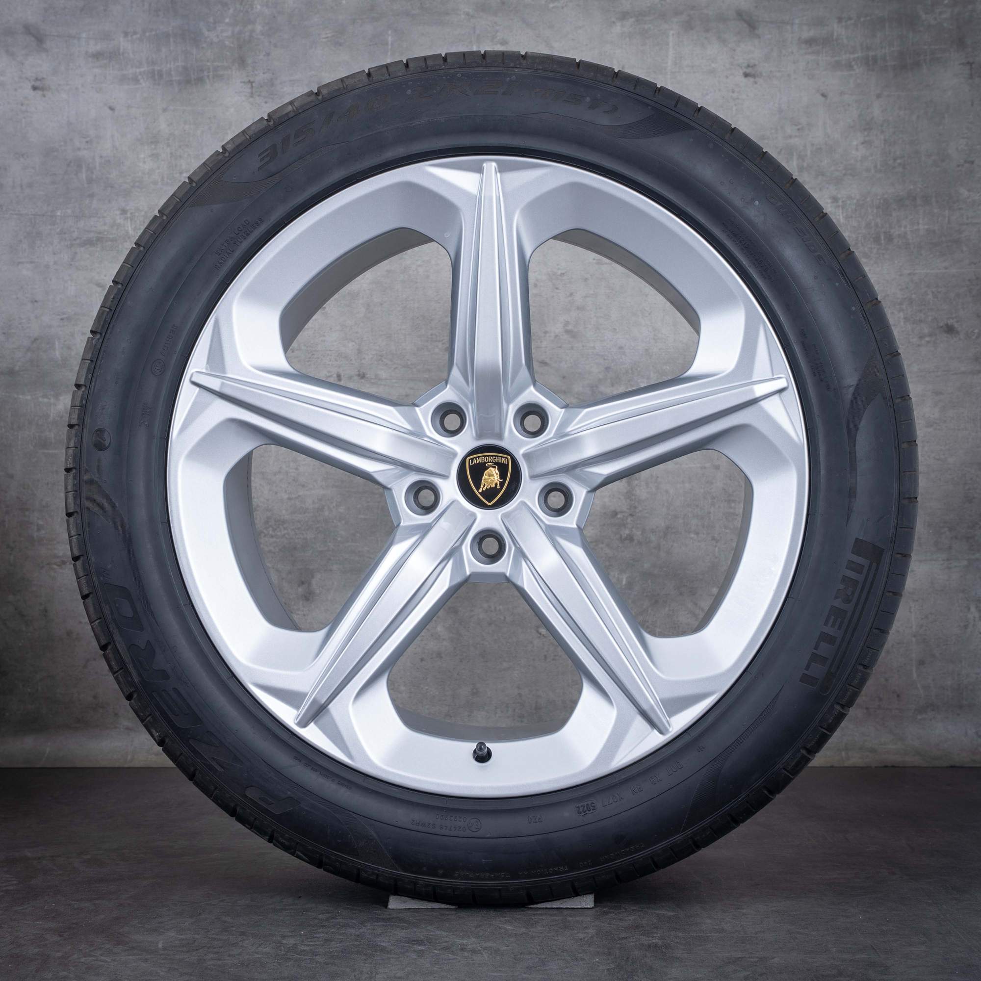 Oryginał Lamborghini Urus felgi 21 cali koła letnie 4ML601025B 4ML601025A srebrny błyszczący
