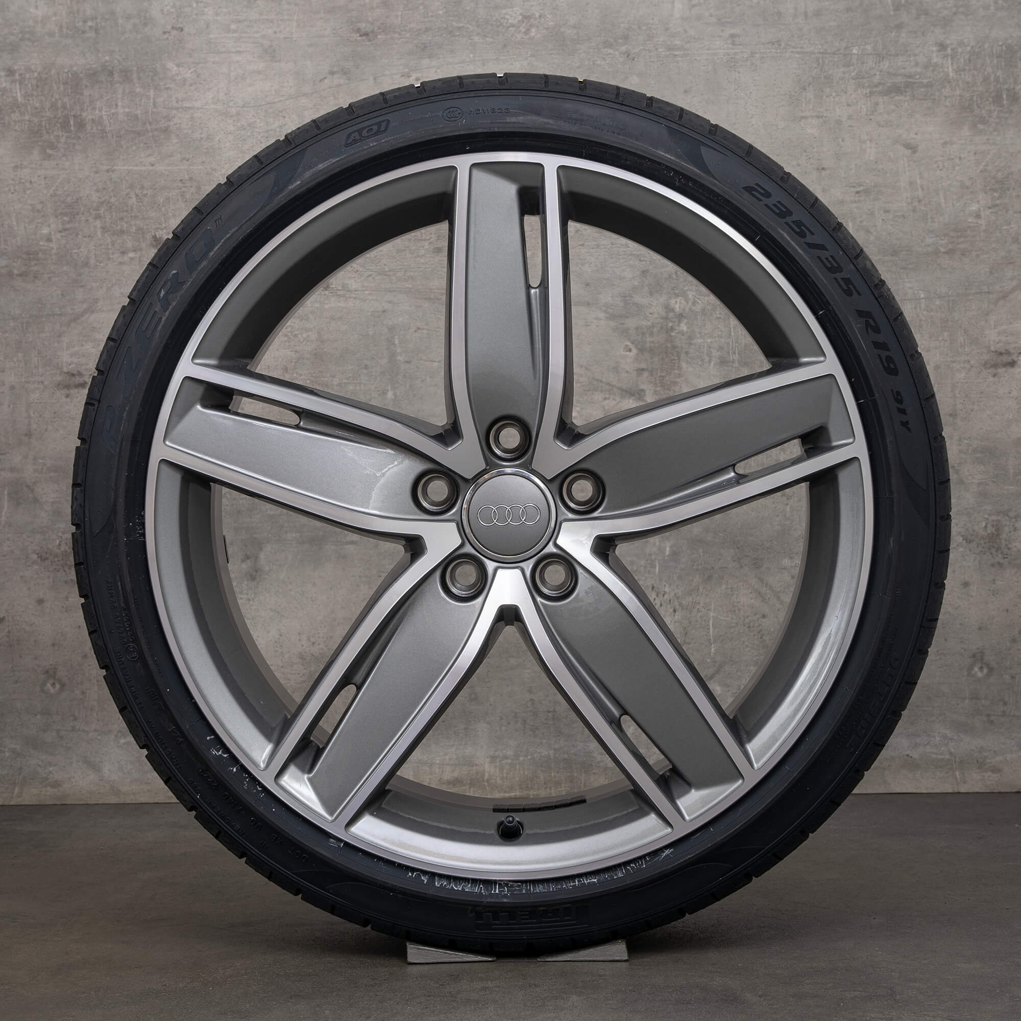 Audi 19 inch A3 S3 RS3 8V S line rims summer tires wheels 8V0601025AS NEW