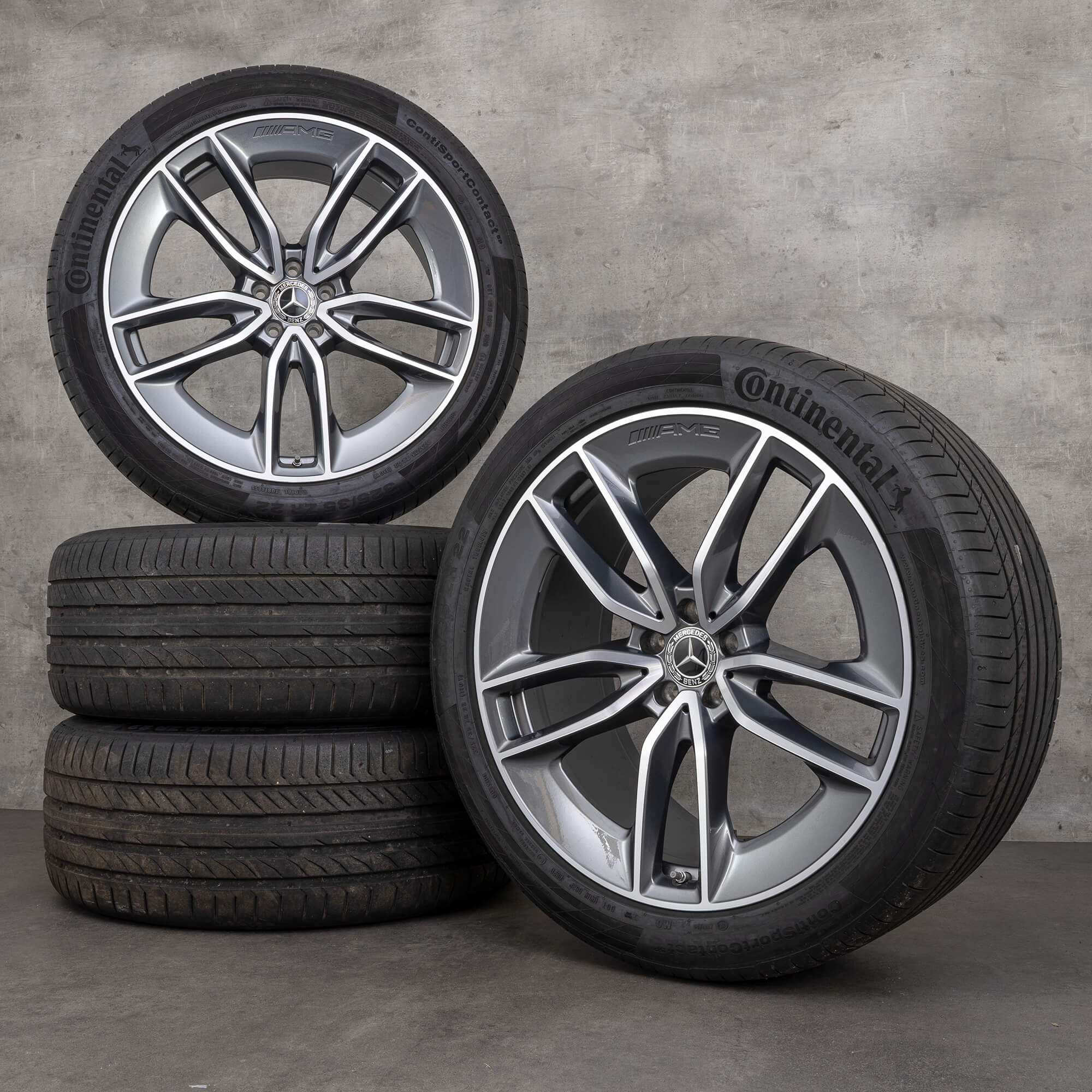AMG 22 inch velgen GLE V167 zomervelgen zomerbanden A1674013600 A1674013700