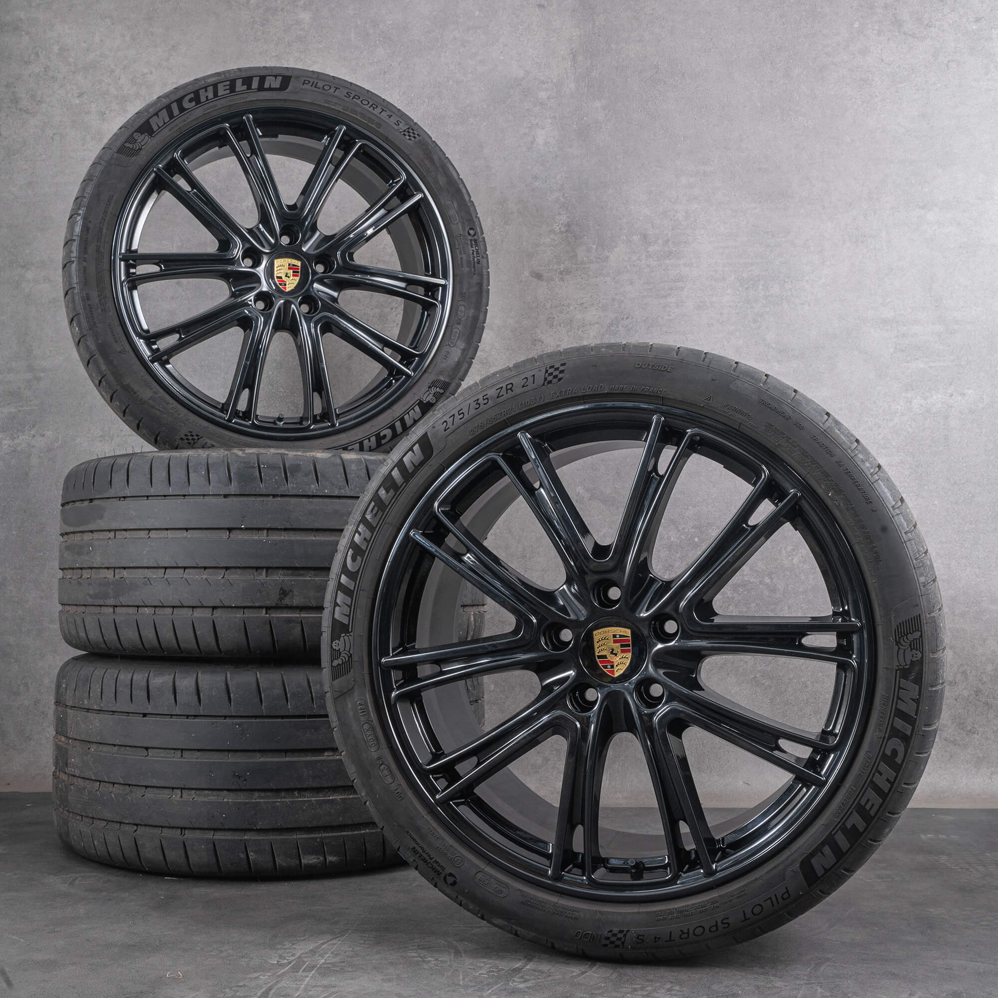 Originele Porsche 21 inch winterwielen 971 G2 Panamera Exclusive winter banden