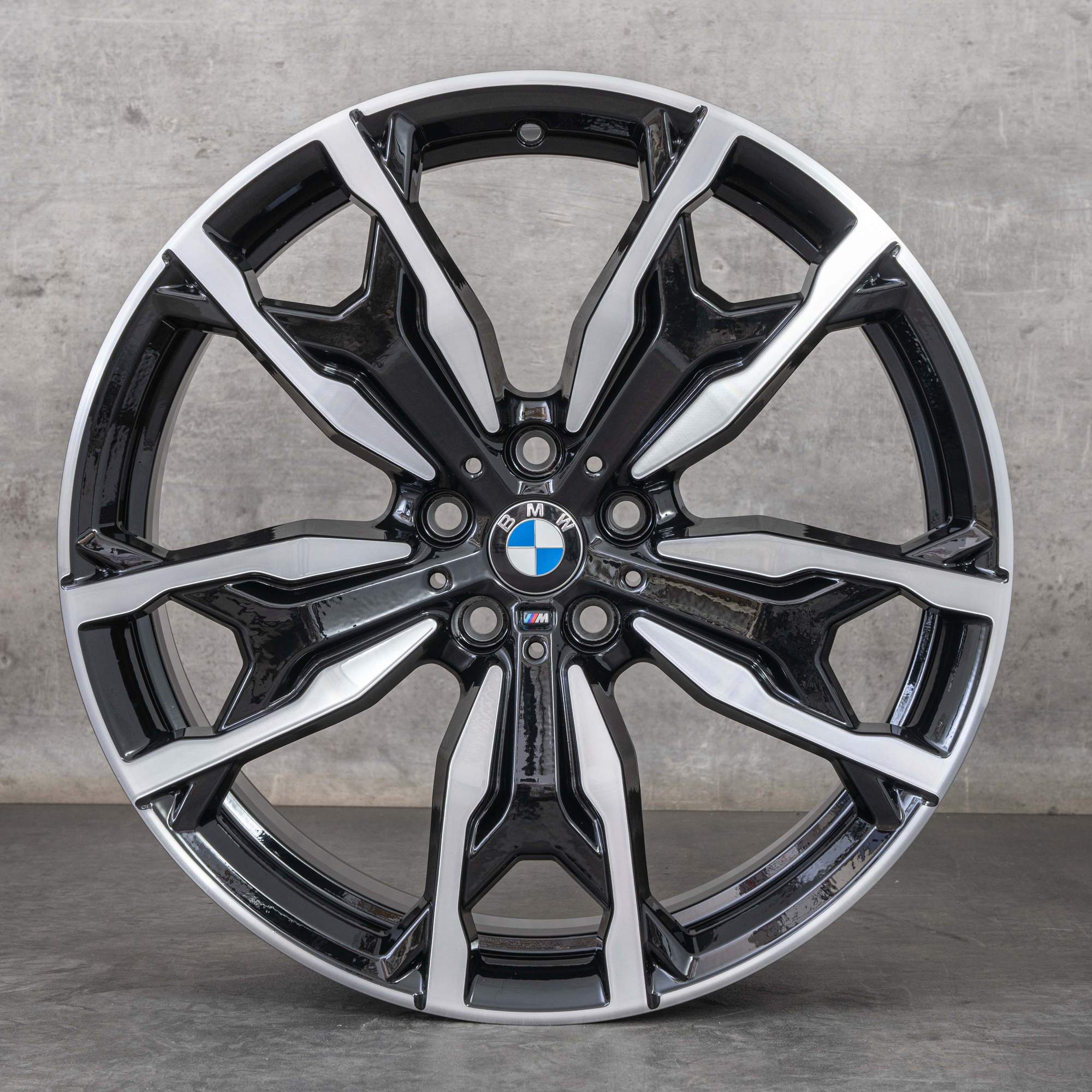 Oryginalne felgi BMW X3 X4 20 cali G01 G02 Styling 787 M 8073791 8073792 czarne polerowane NOWOŚĆ