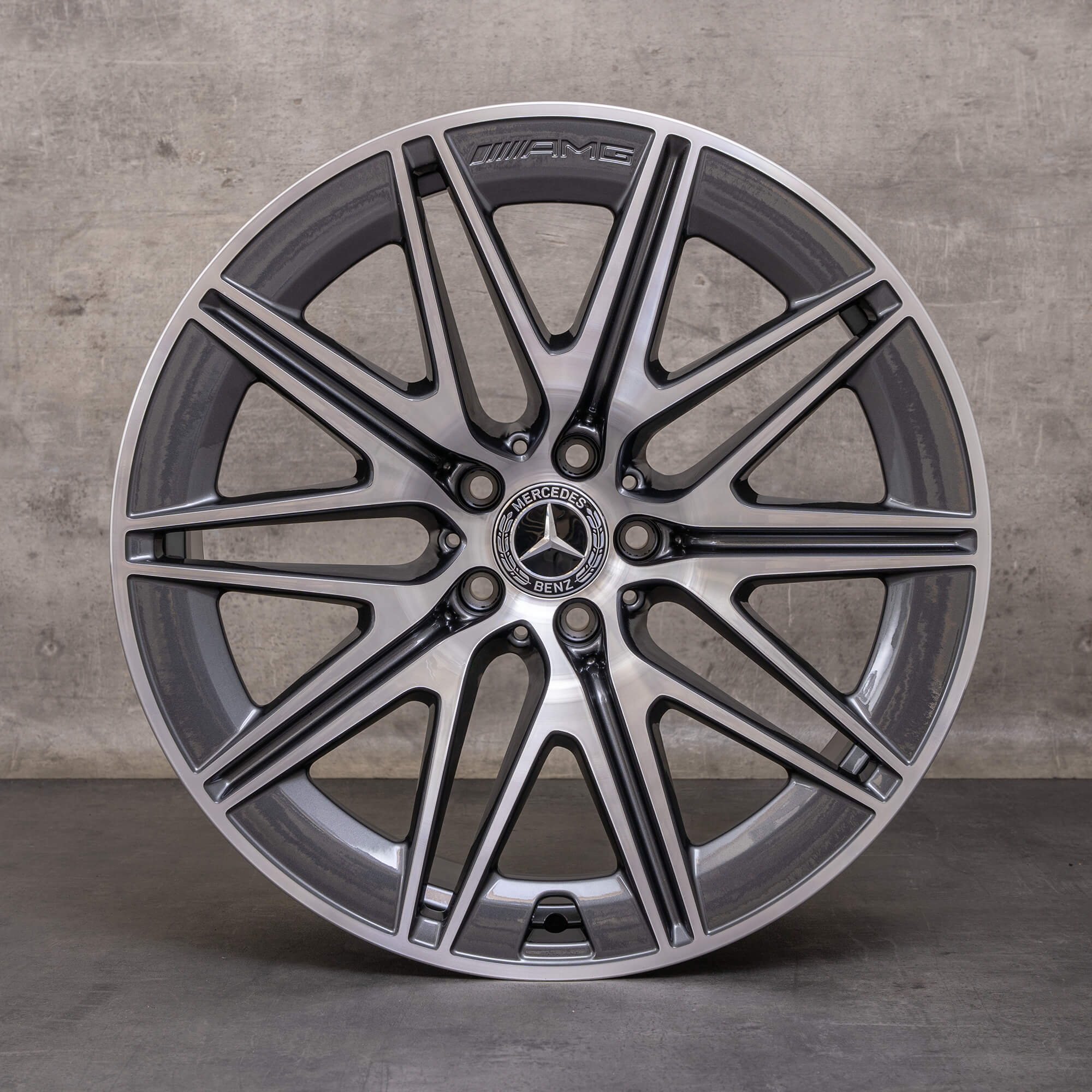 OEM Mercedes Benz AMG GT 43 53 63 & S rims 20 inch X290 4-Trer A2904011900 A2904012000 himalaya gray glossy turned NEW
