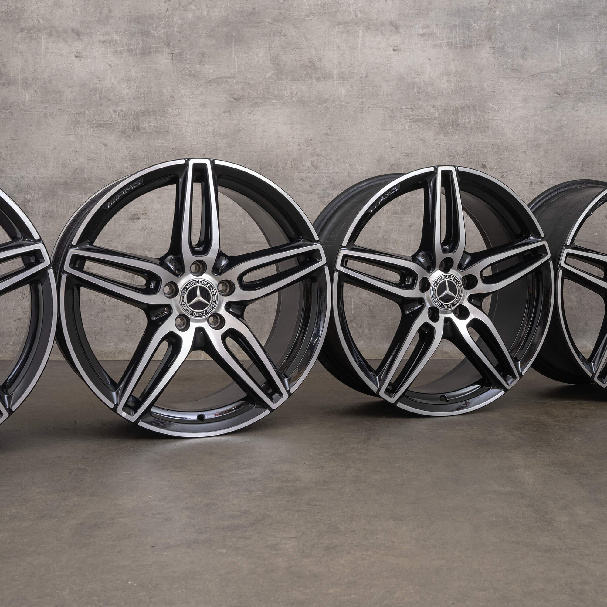 Mercede Benz Sedan Rims AMG Mercedes Benz E-Class W213 S213 C238 A238 19 inch rims black aluminum