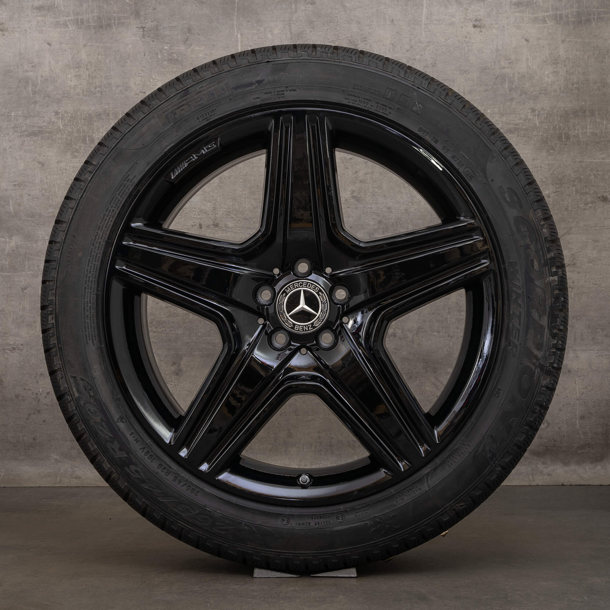Original Mercedes AMG ML63 W166 20 Zoll Sommerreifen Felgen A1664012202