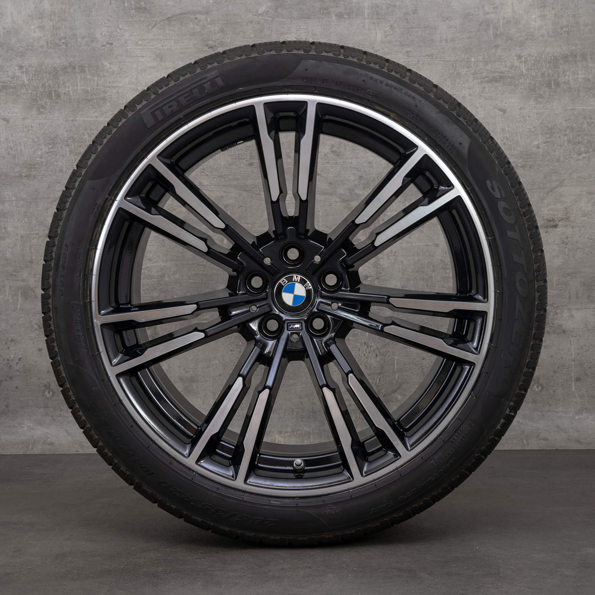 BMW 20 tommer fælge M5 F90 vinterdæk komplette vinterhjul 8073977 8073979 M706