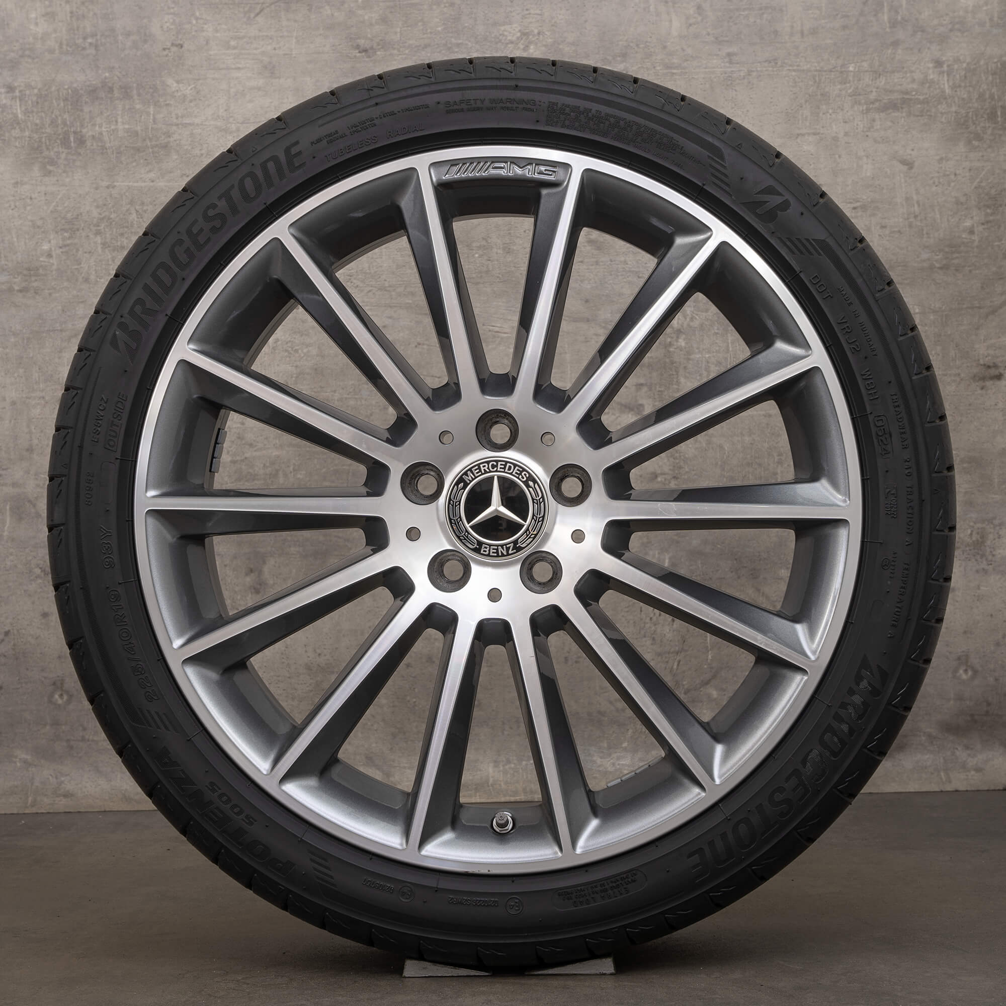 OEM AMG Mercedes W177 W247 CLA X188 19 inch rims summer tires