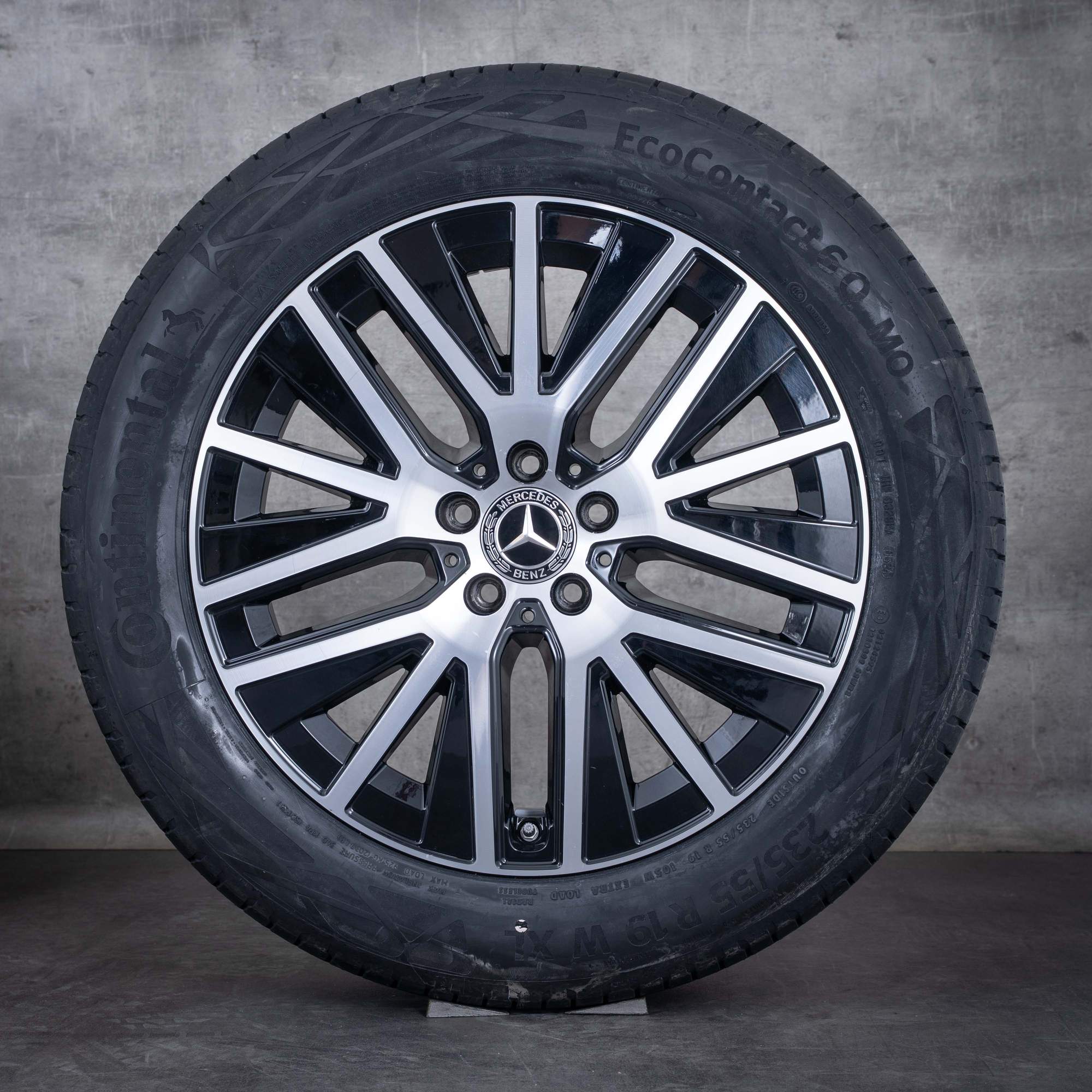 Oryginał Mercedes Benz GLC & 43 AMG felgi 19 cali C253 X253 koła letnie A2534014900 czarne Polerowane