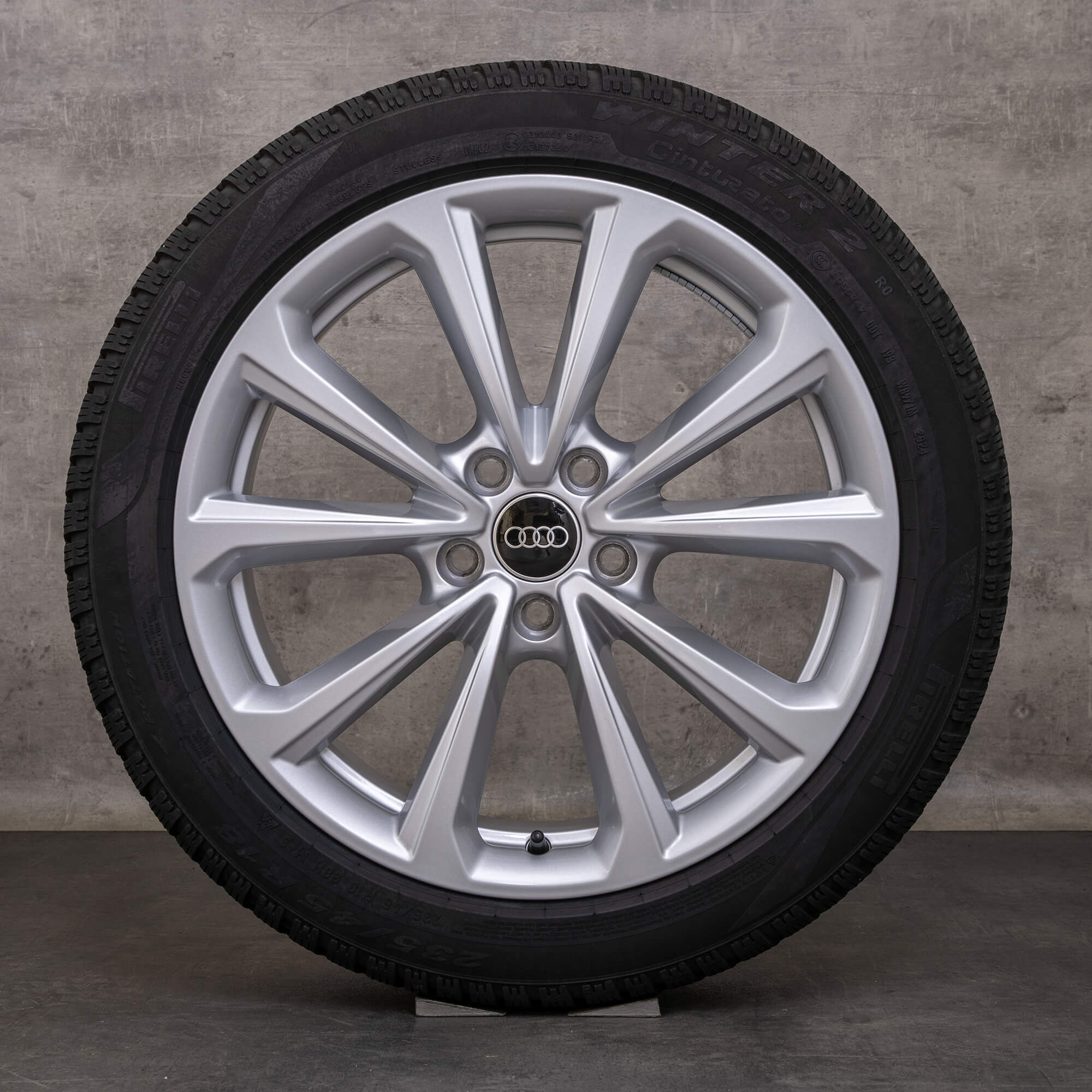 Original Audi A5 S5 Winterräder 18 Zoll B10 Felgen 8B3601025D silber glanz