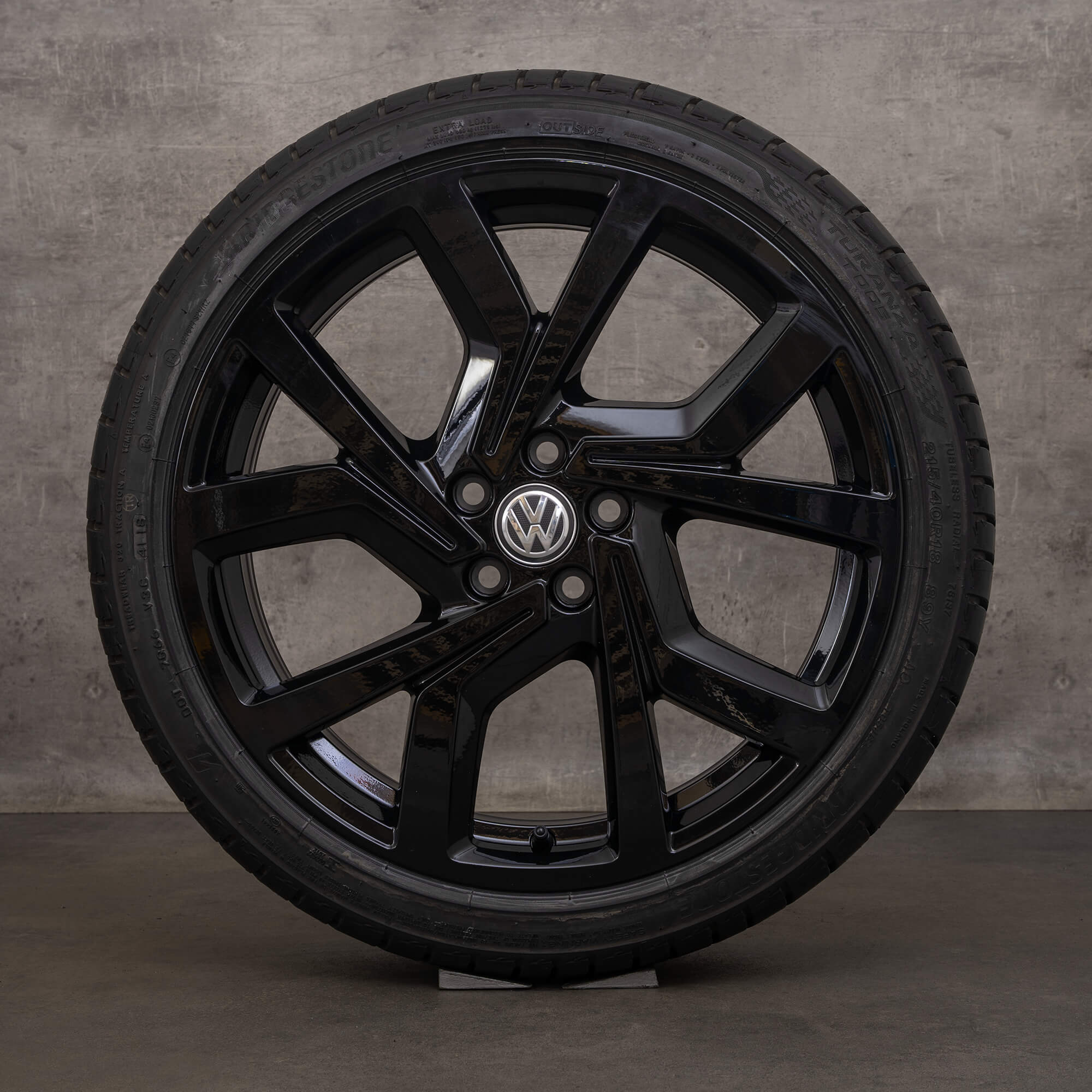 Plo Rims OEM VW Polo GTI VI rims 18 inch 2G AW summer tires Brescia 2G0601025AC ...